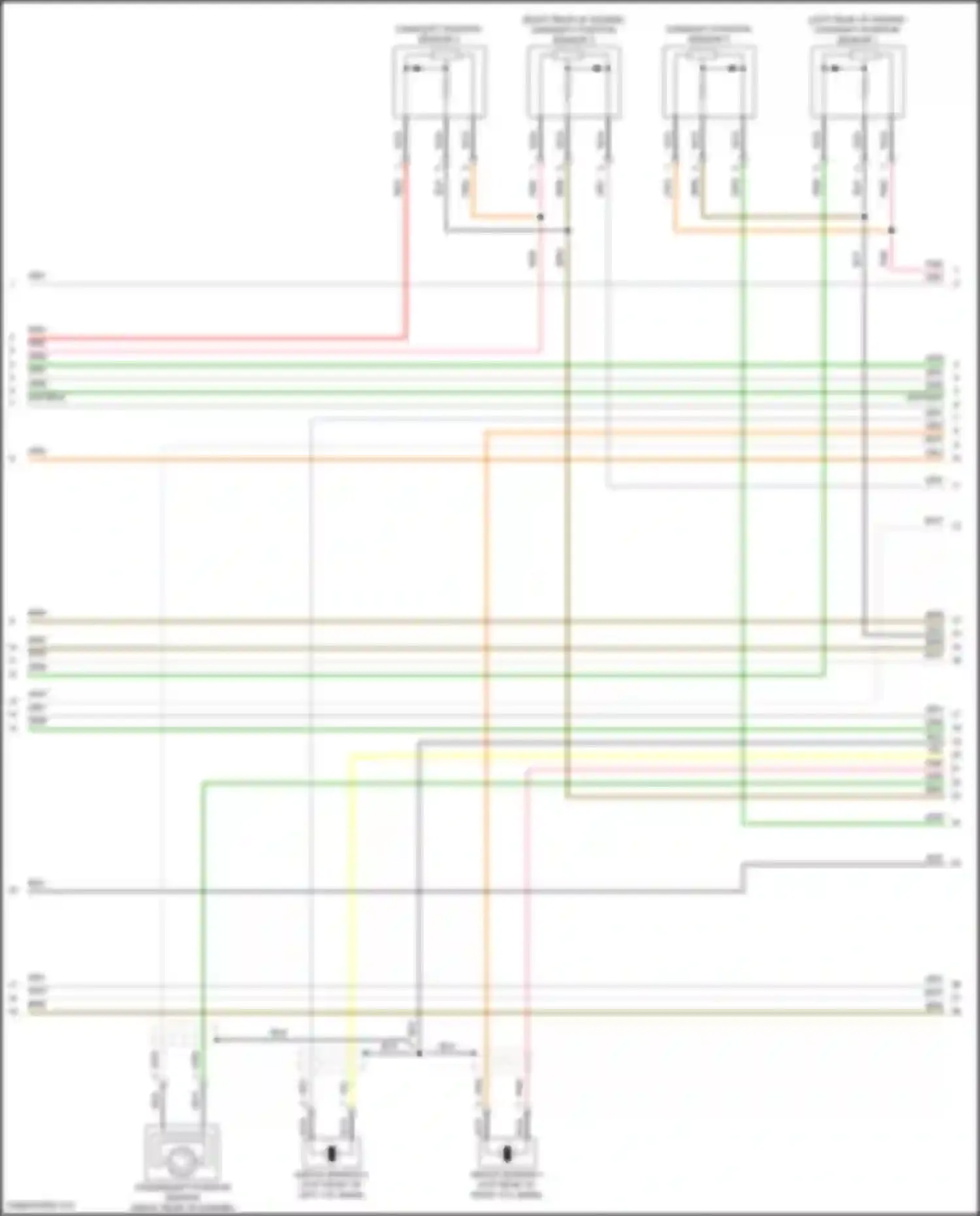 Wiring diagram knock sensor #2 for Hyundai Santa Fe III (2012-2016) (1 of 1)