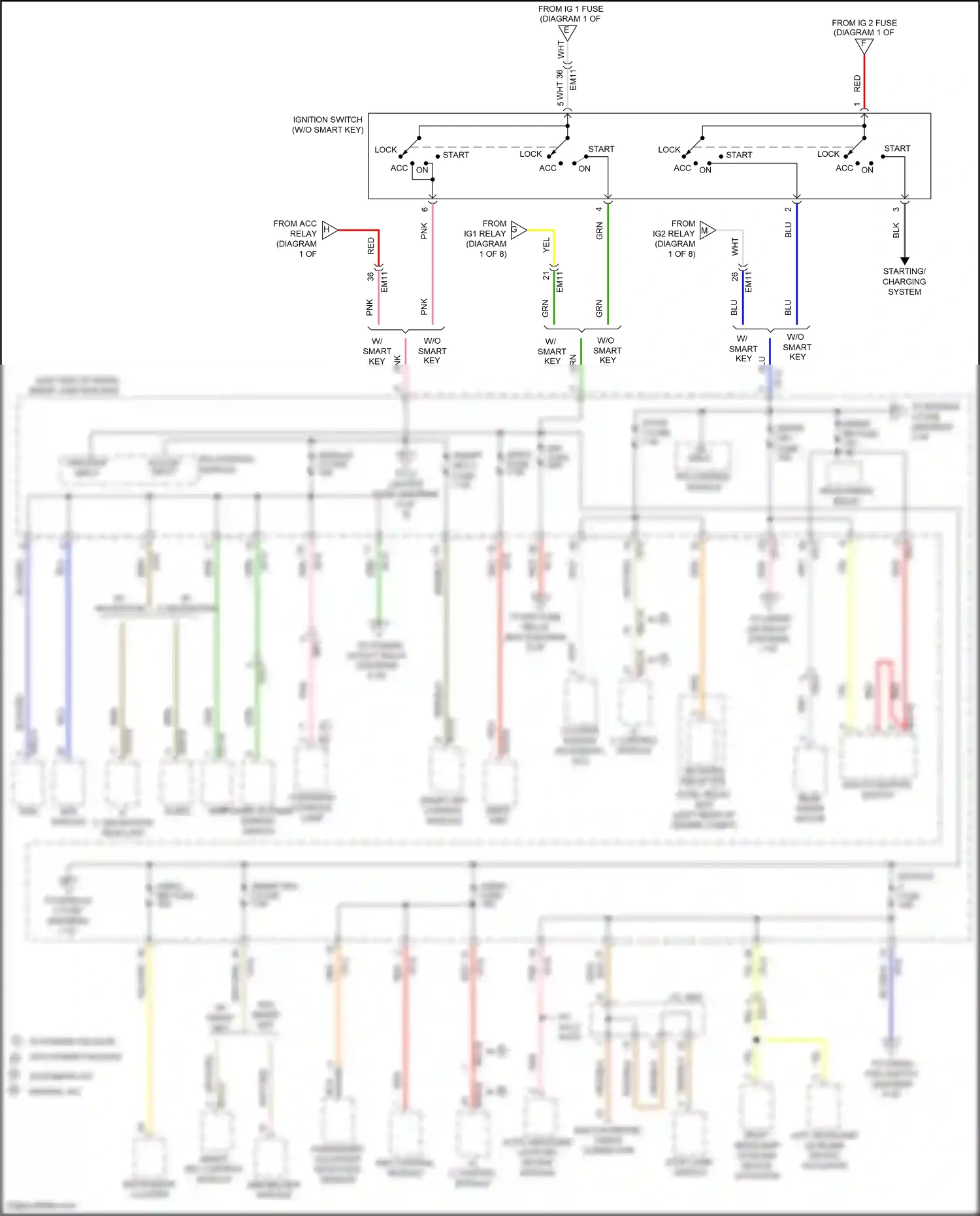 Wiring diagram mdps unit for Hyundai Santa Fe III (2012-2016) (5 of 5)