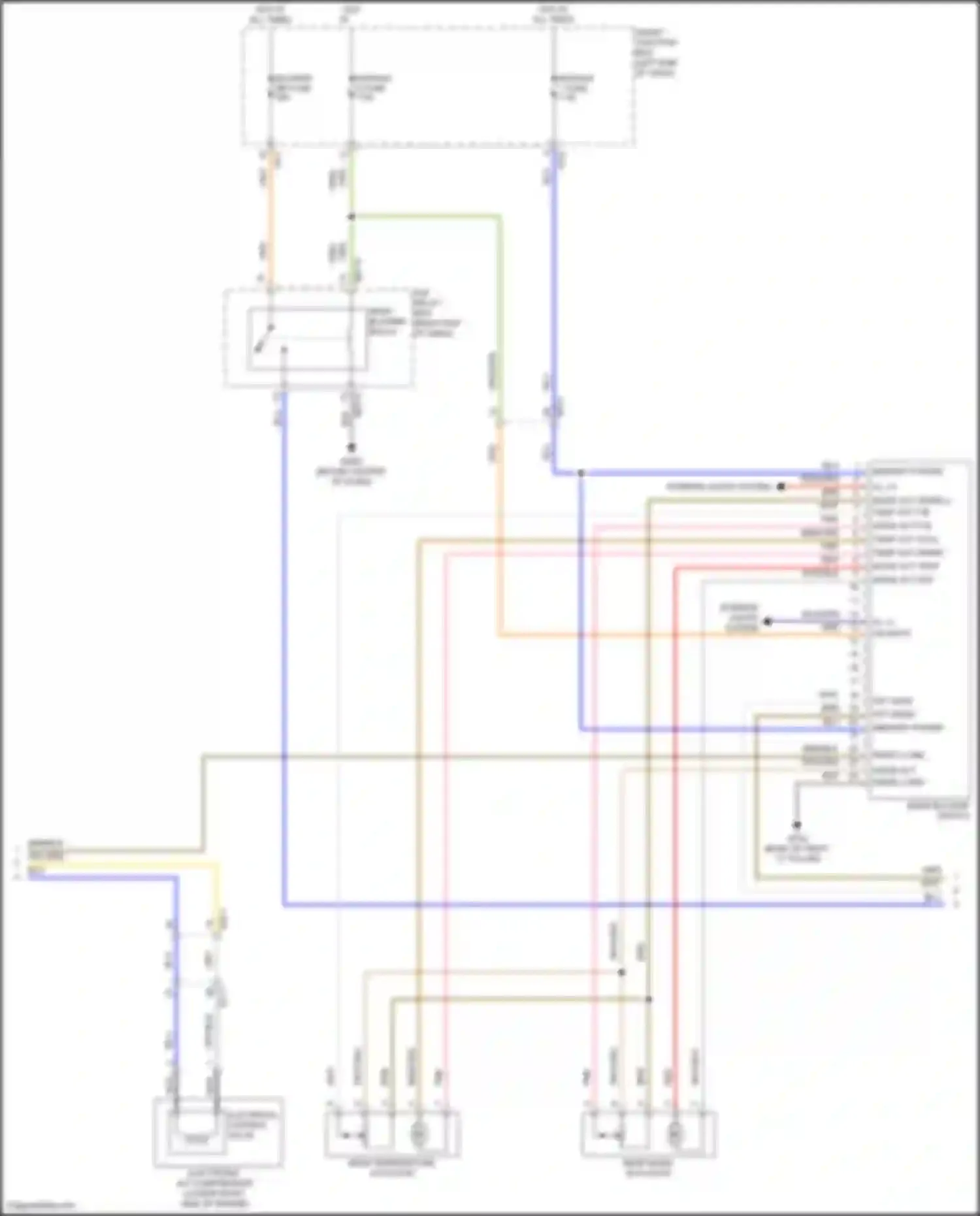 Wiring diagram module 1 fuse for Hyundai Santa Fe III (2012-2016) (4 of 6)