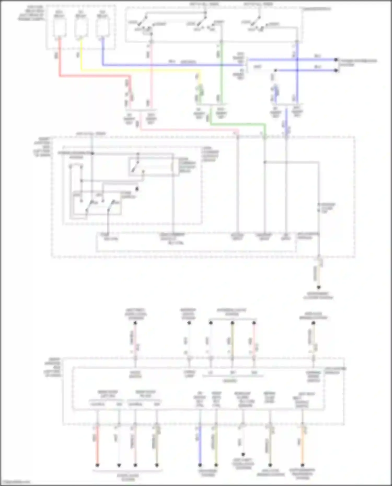 Wiring diagram module 3 fuse for Hyundai Santa Fe III (2012-2016) (37 of 48)