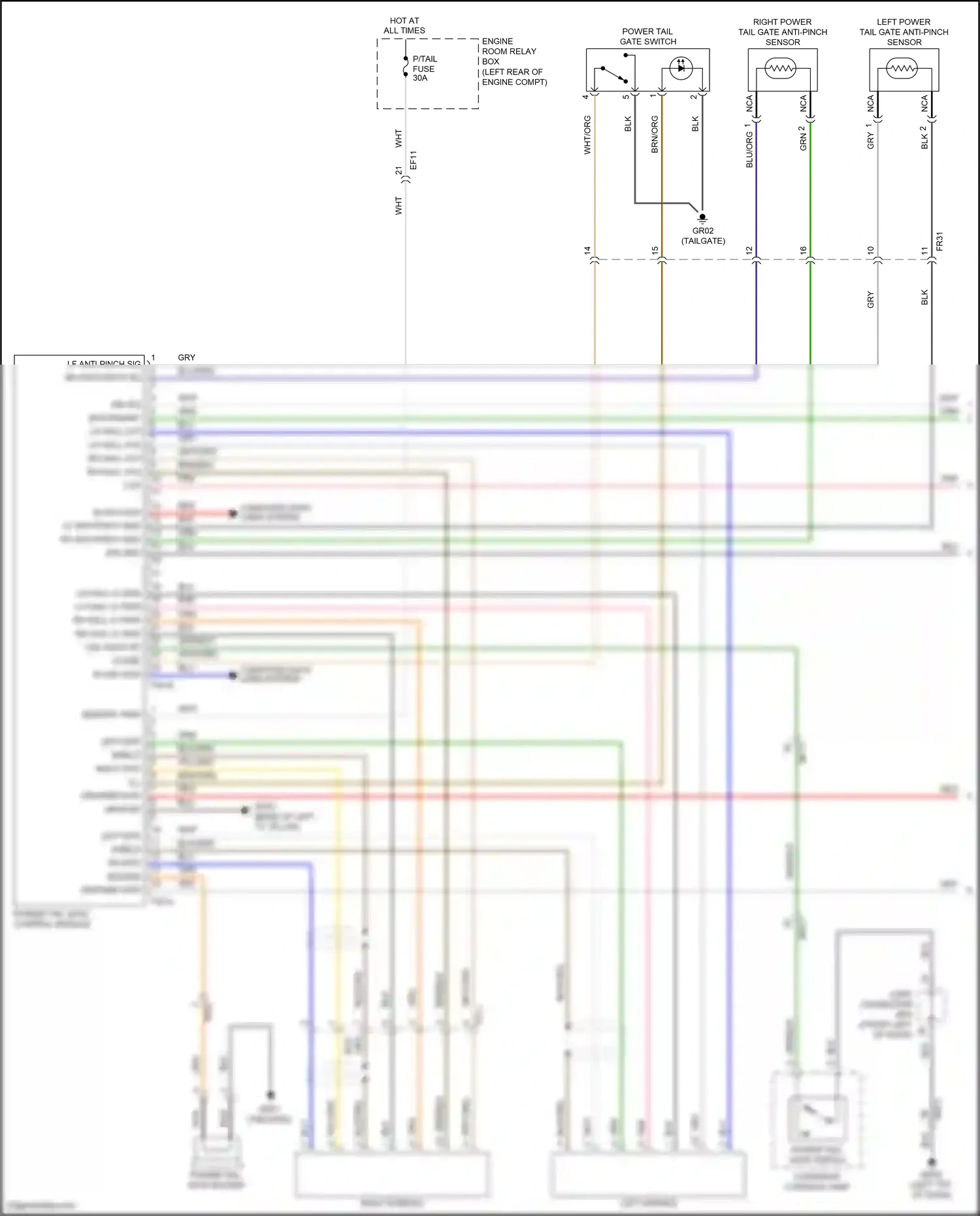 Wiring diagram nca for Hyundai Santa Fe III (2012-2016) (67 of 77)