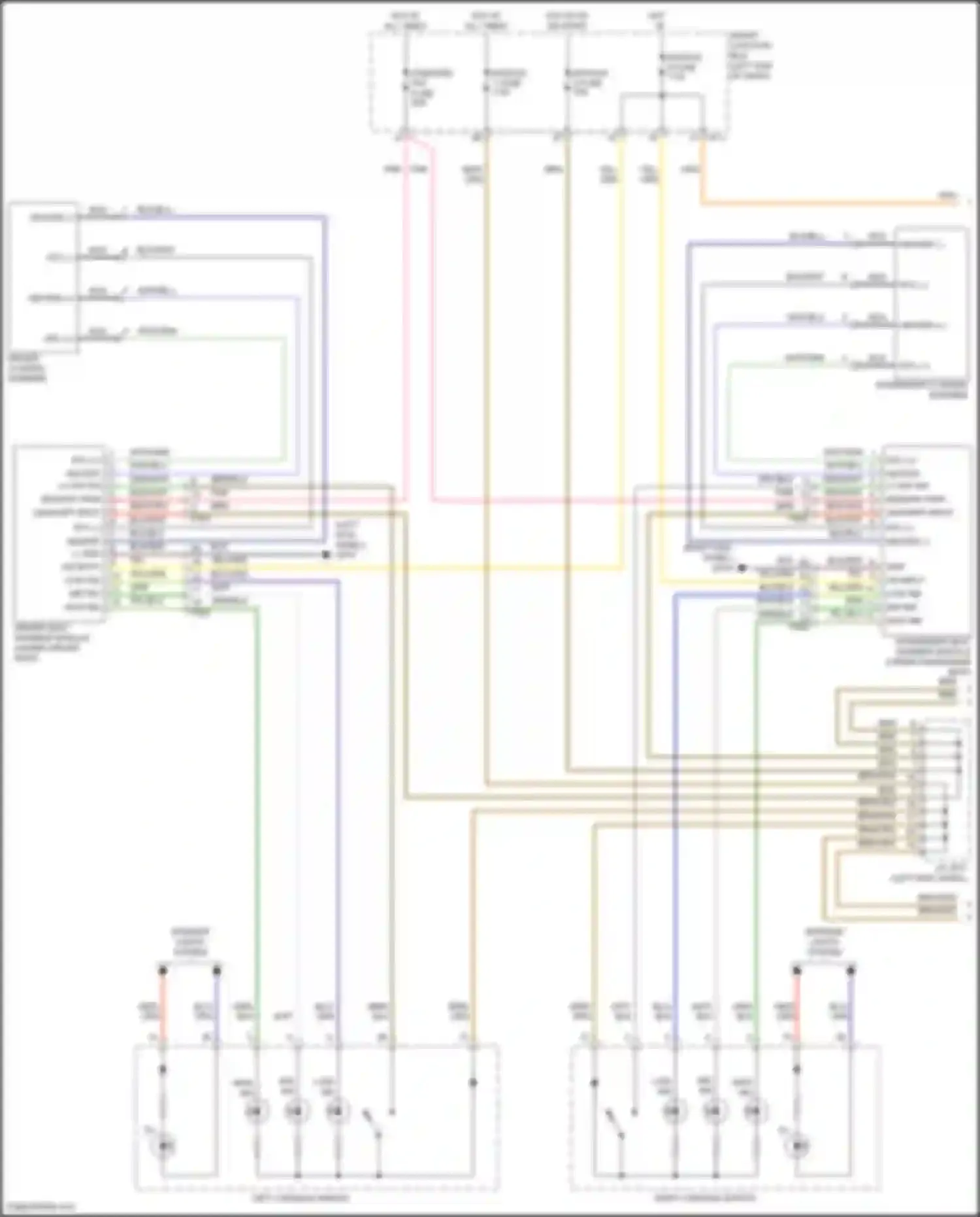 Wiring diagram on input for Hyundai Santa Fe III (2012-2016) (6 of 14)