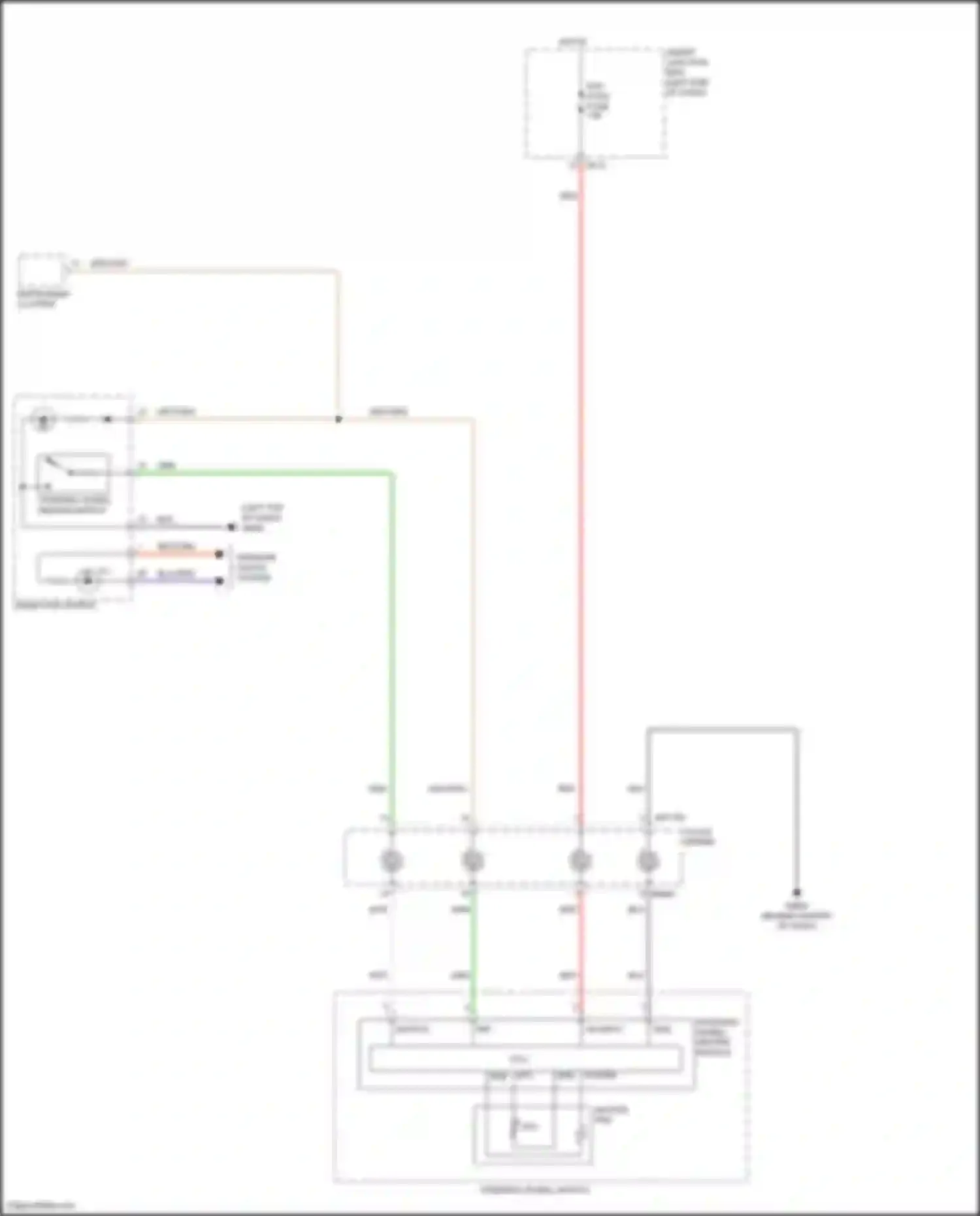 Wiring diagram on input for Hyundai Santa Fe III (2012-2016) (8 of 14)