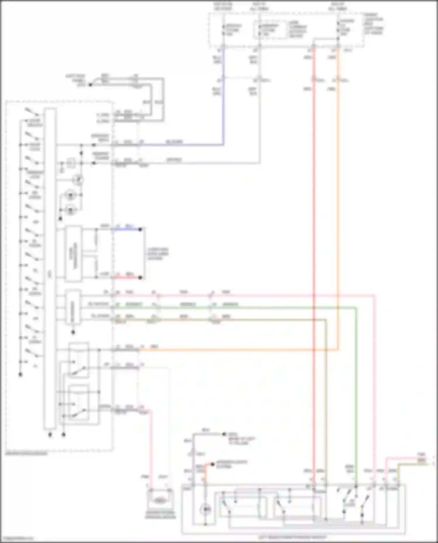 Wiring diagram on/start input for Hyundai Santa Fe III (2012-2016) (17 of 30)