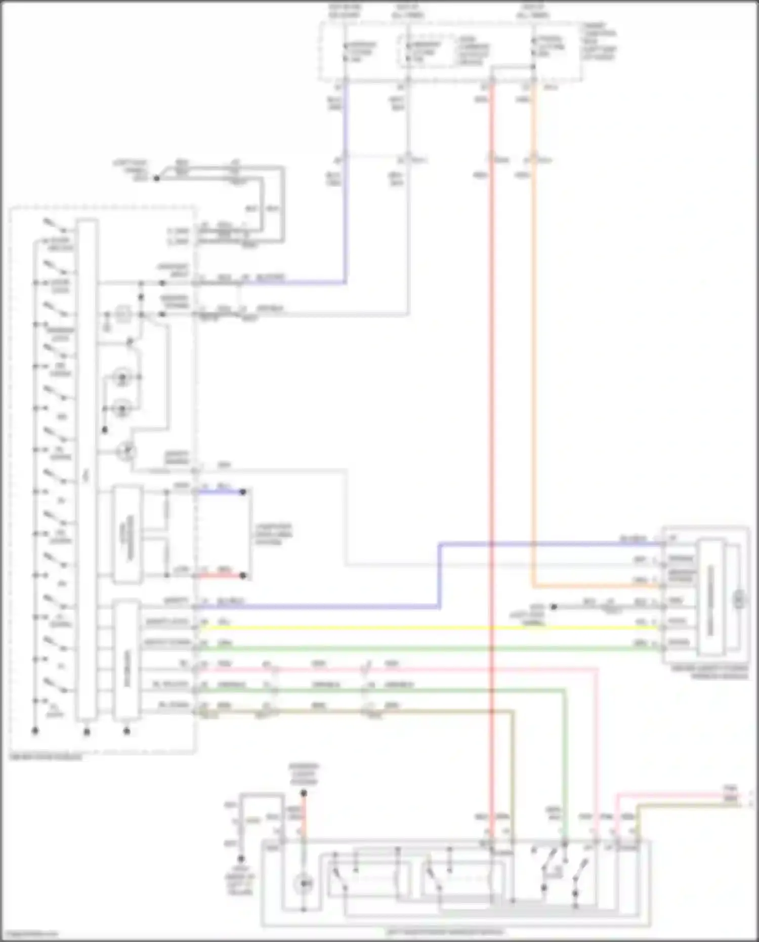 Wiring diagram on/start input for Hyundai Santa Fe III (2012-2016) (19 of 30)