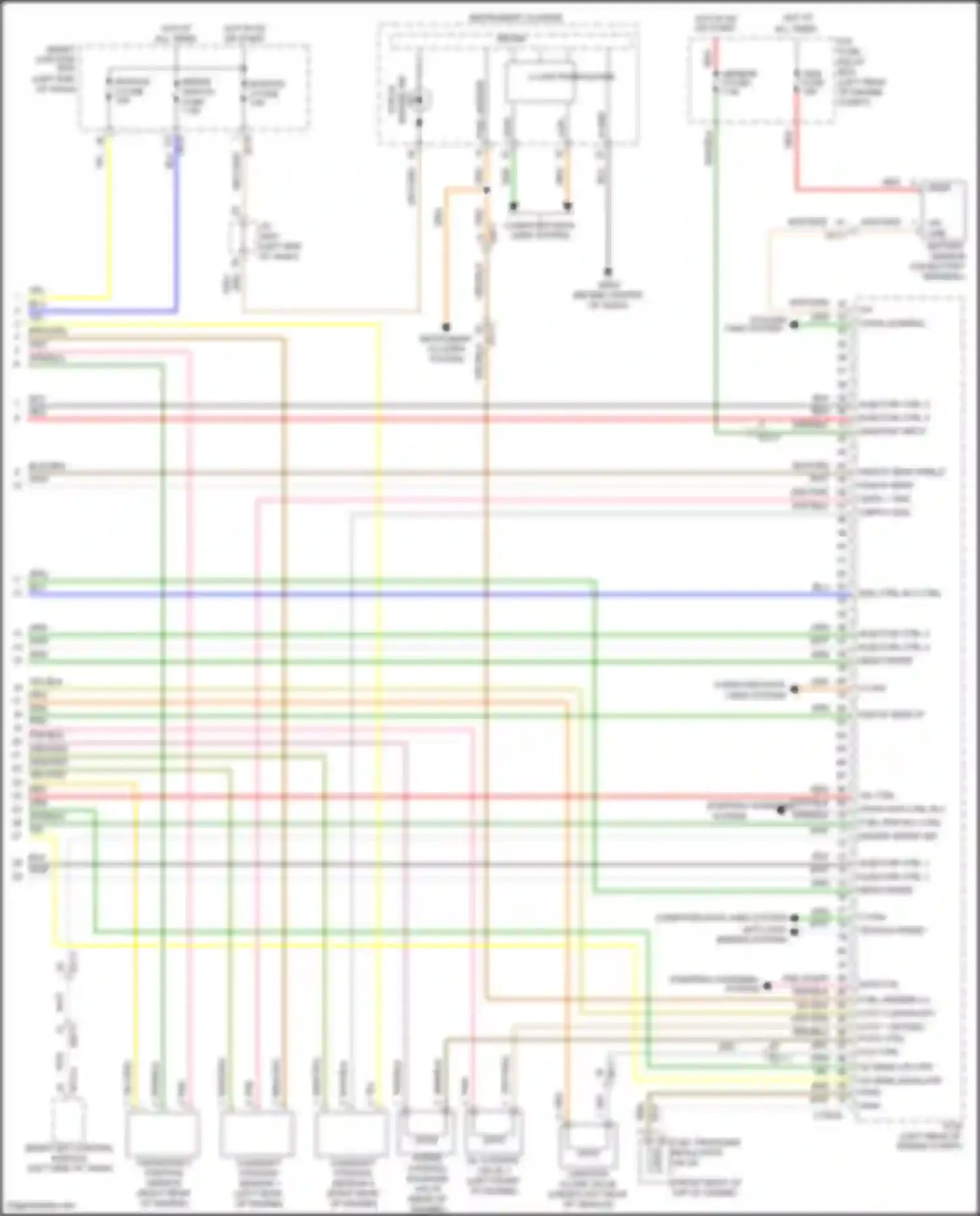 Wiring diagram on/start input for Hyundai Santa Fe III (2012-2016) (29 of 30)