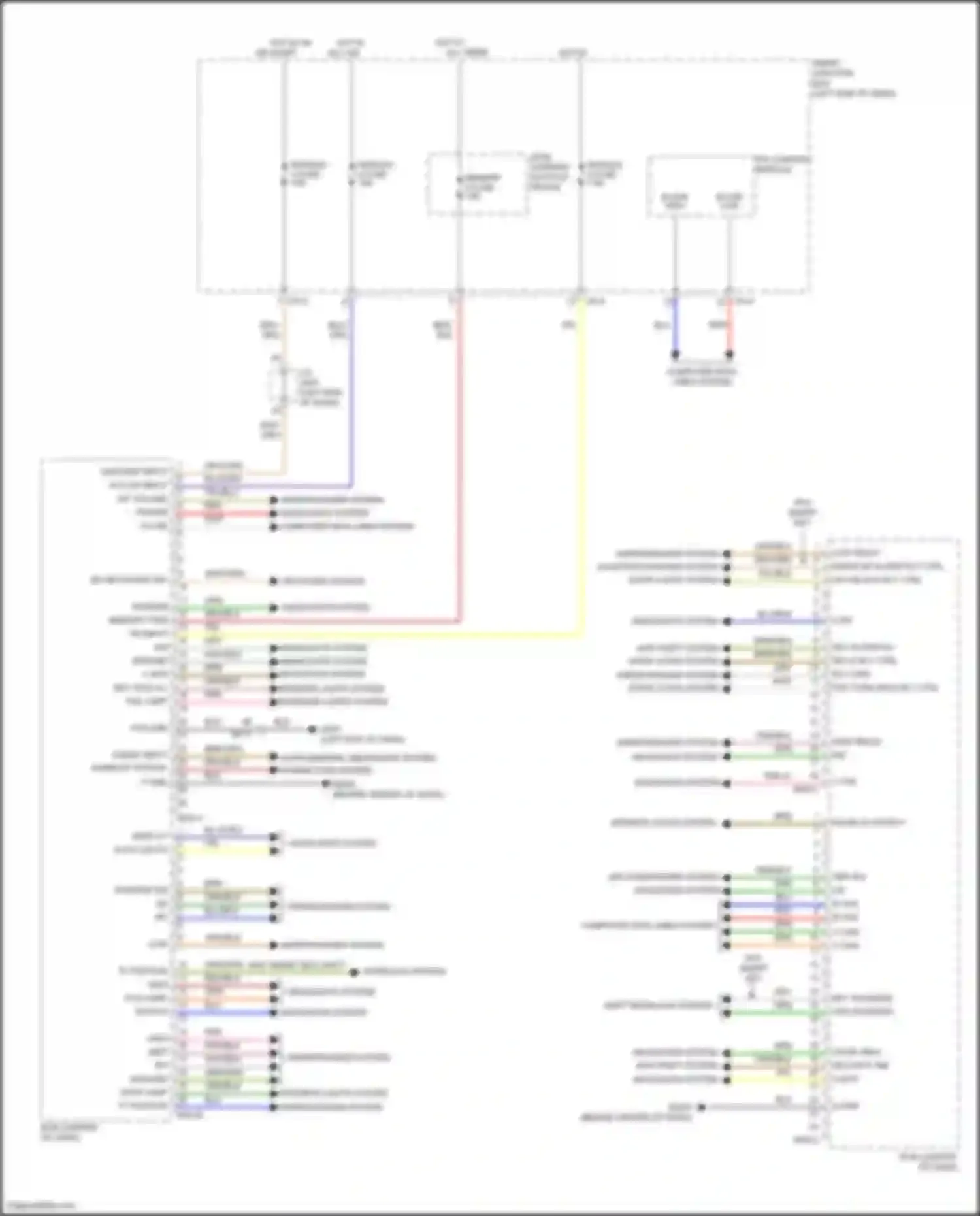 Wiring diagram shift interlock system for Hyundai Santa Fe III (2012-2016) (1 of 1)