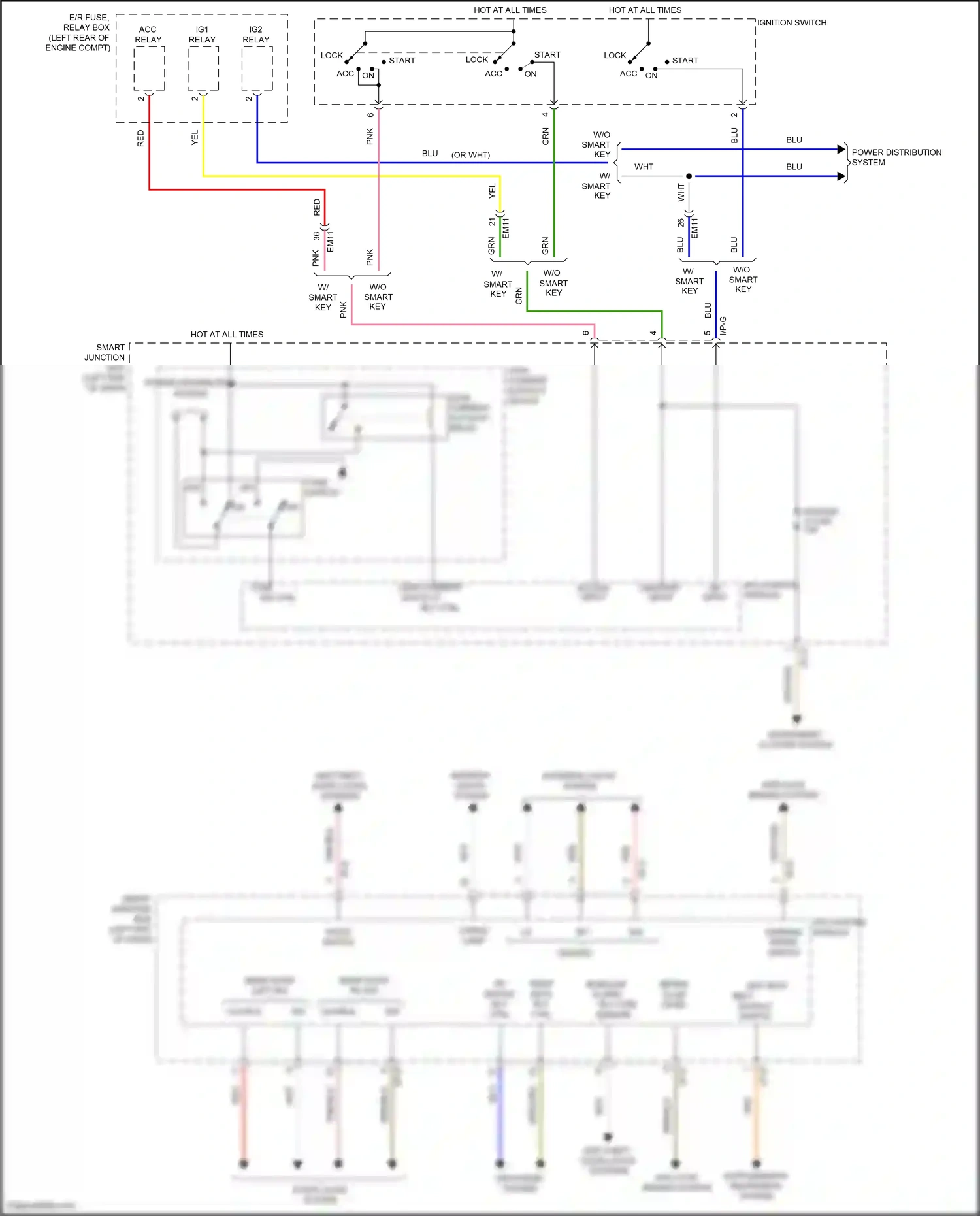 Wiring diagram supplemental restraints system for Hyundai Santa Fe III (2012-2016) (6 of 8)