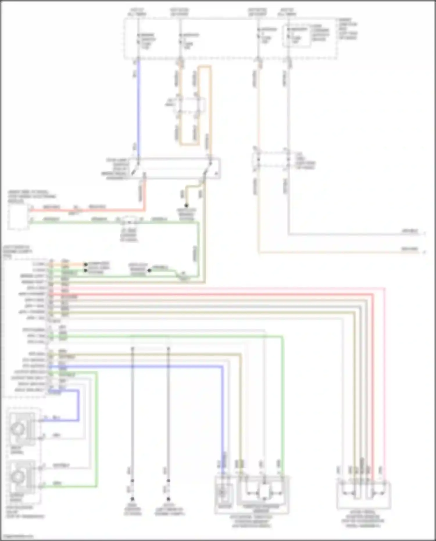Wiring diagram throttle position sensor for Hyundai Santa Fe III (2012-2016) (1 of 4)