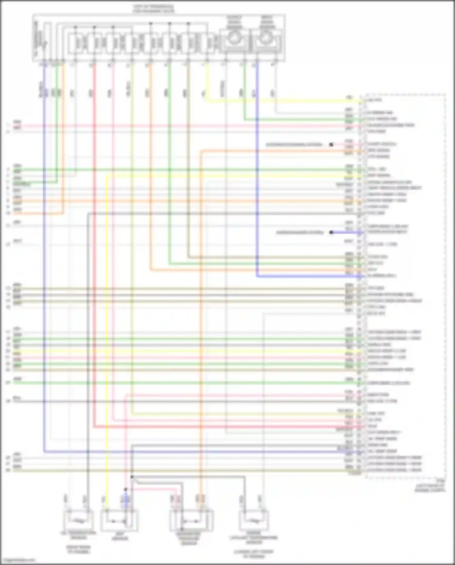 Wiring diagram ud vfs for Hyundai Santa Fe III (2012-2016) (5 of 5)