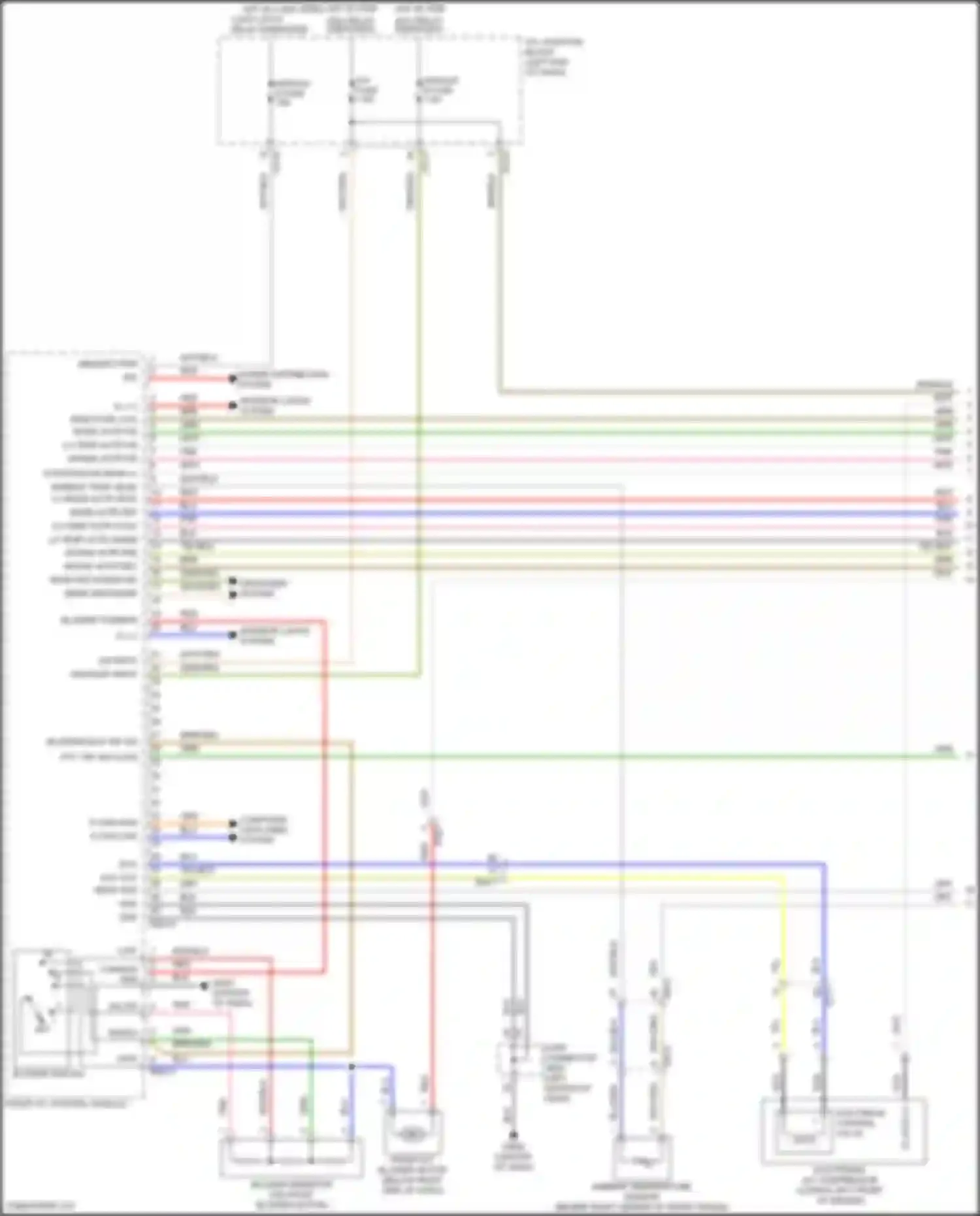 Santa Fe Hyundai IV facelift (2020-2024): Manual a/c circuit (1 of 3)
