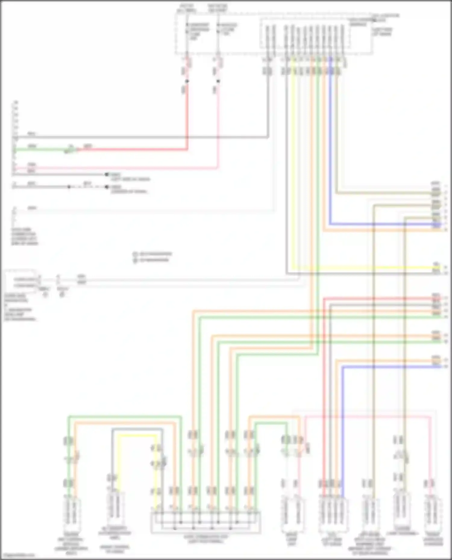 Santa Fe Hyundai IV facelift (2020-2024): Computer data lines circuit, except hybrid (1 of 3)
