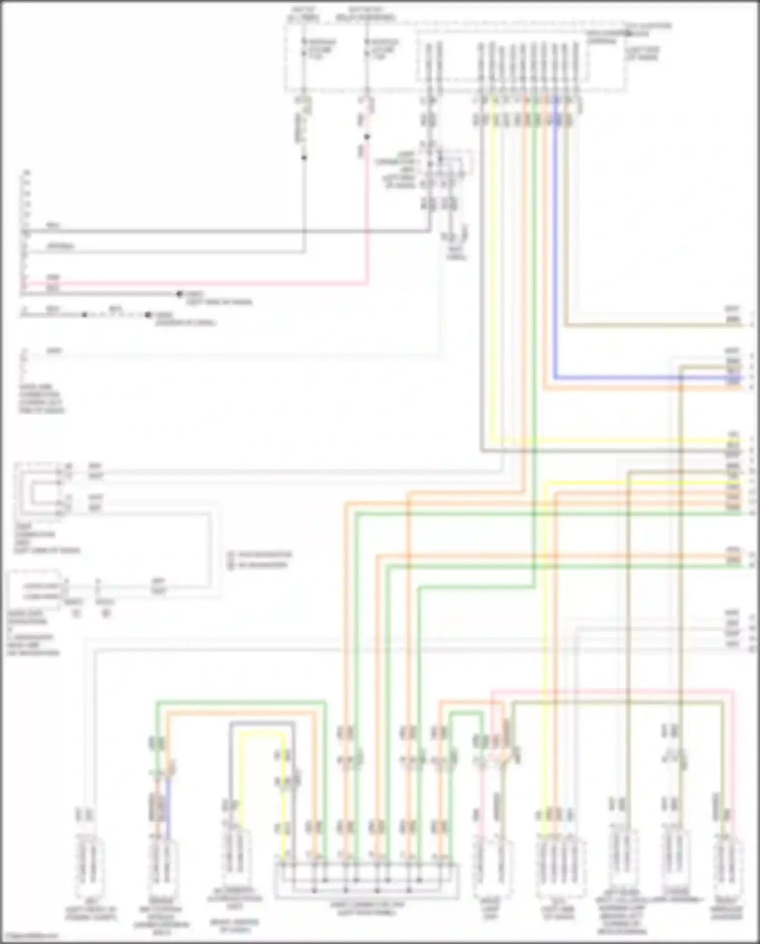 Santa Fe Hyundai IV facelift (2020-2024): Computer data lines circuit, hybrid (1 of 4)