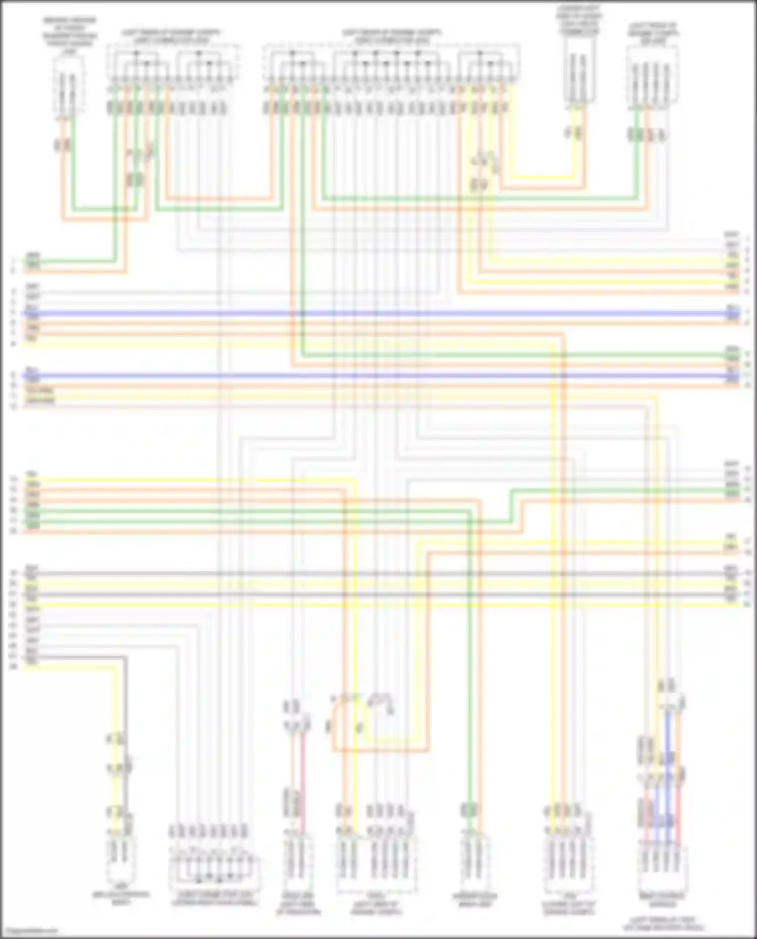 Santa Fe Hyundai IV facelift (2020-2024): Computer data lines circuit, hybrid (3 of 4)