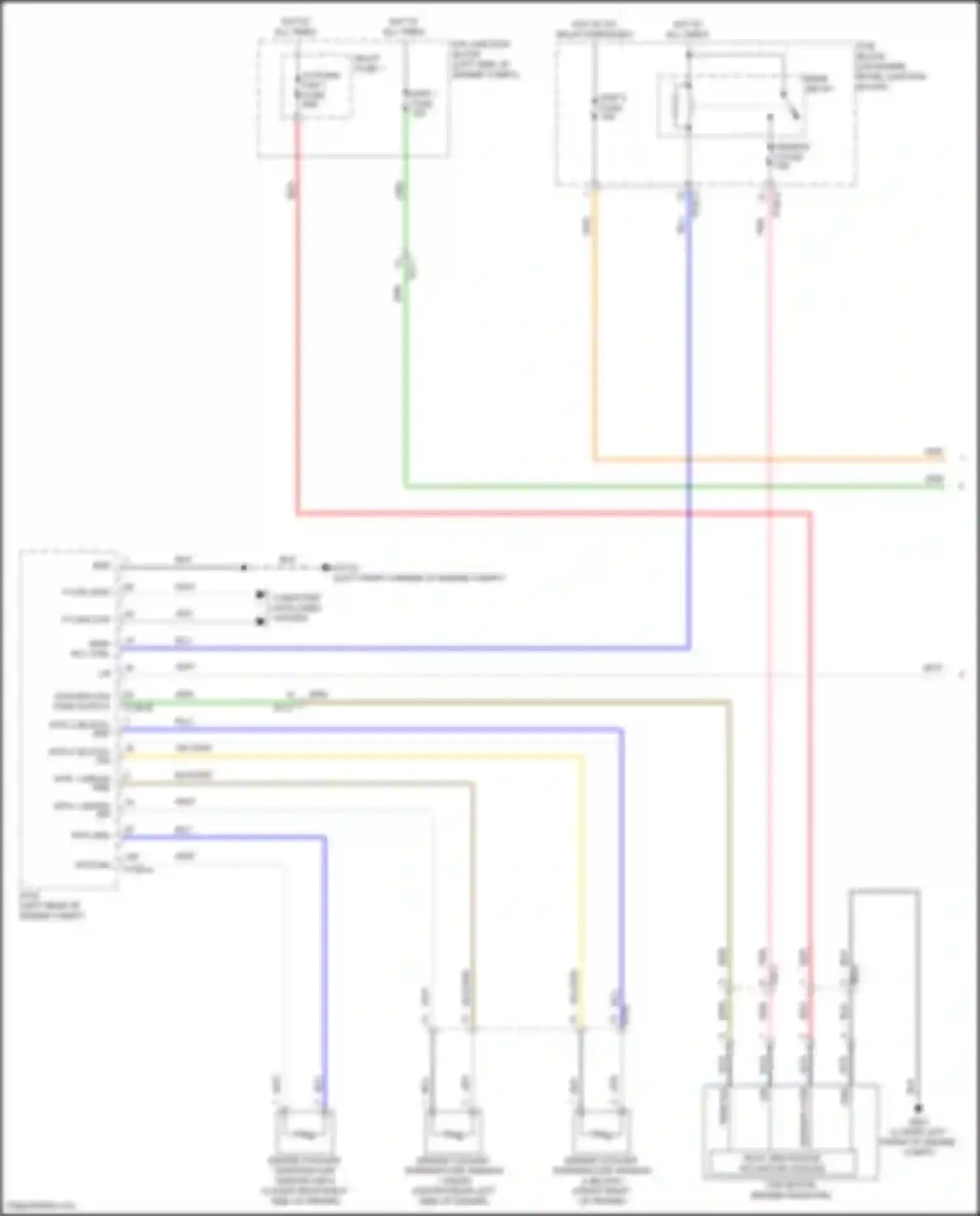 Santa Fe Hyundai IV facelift (2020-2024): Cooling fan circuit, hybrid (1 of 2)