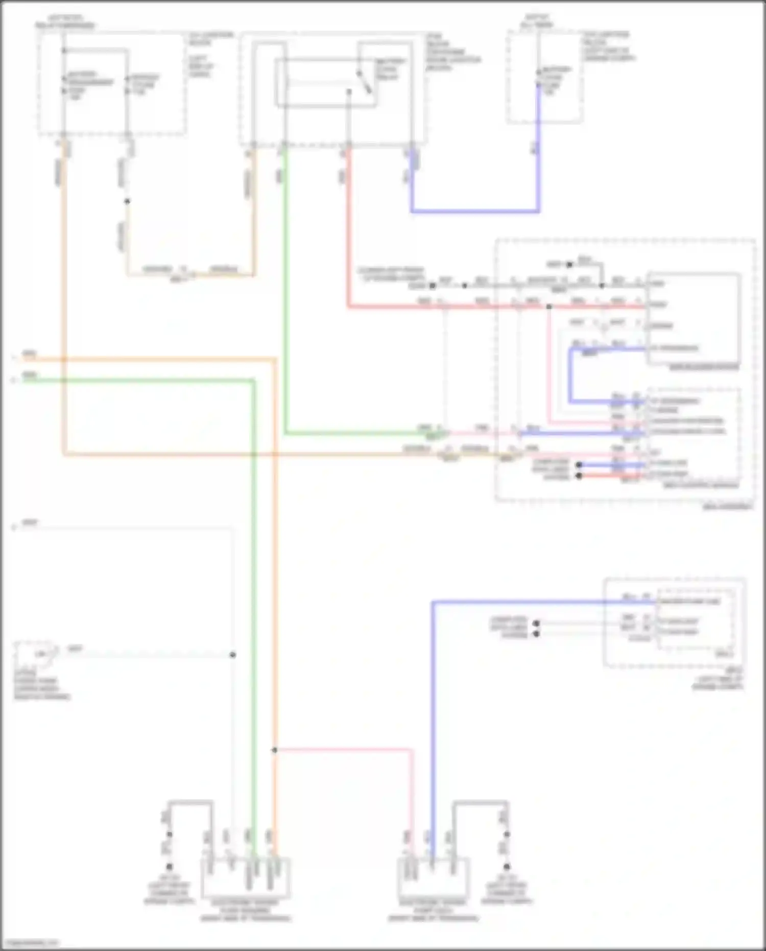 Santa Fe Hyundai IV facelift (2020-2024): Cooling fan circuit, hybrid (2 of 2)