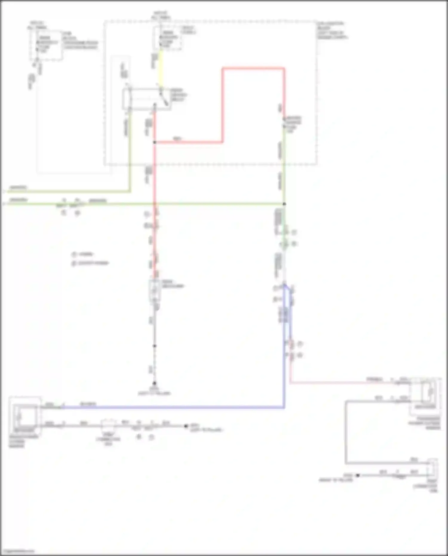 Santa Fe Hyundai IV facelift (2020-2024): Defoggers circuit, w/ auto defogger (2 of 2)