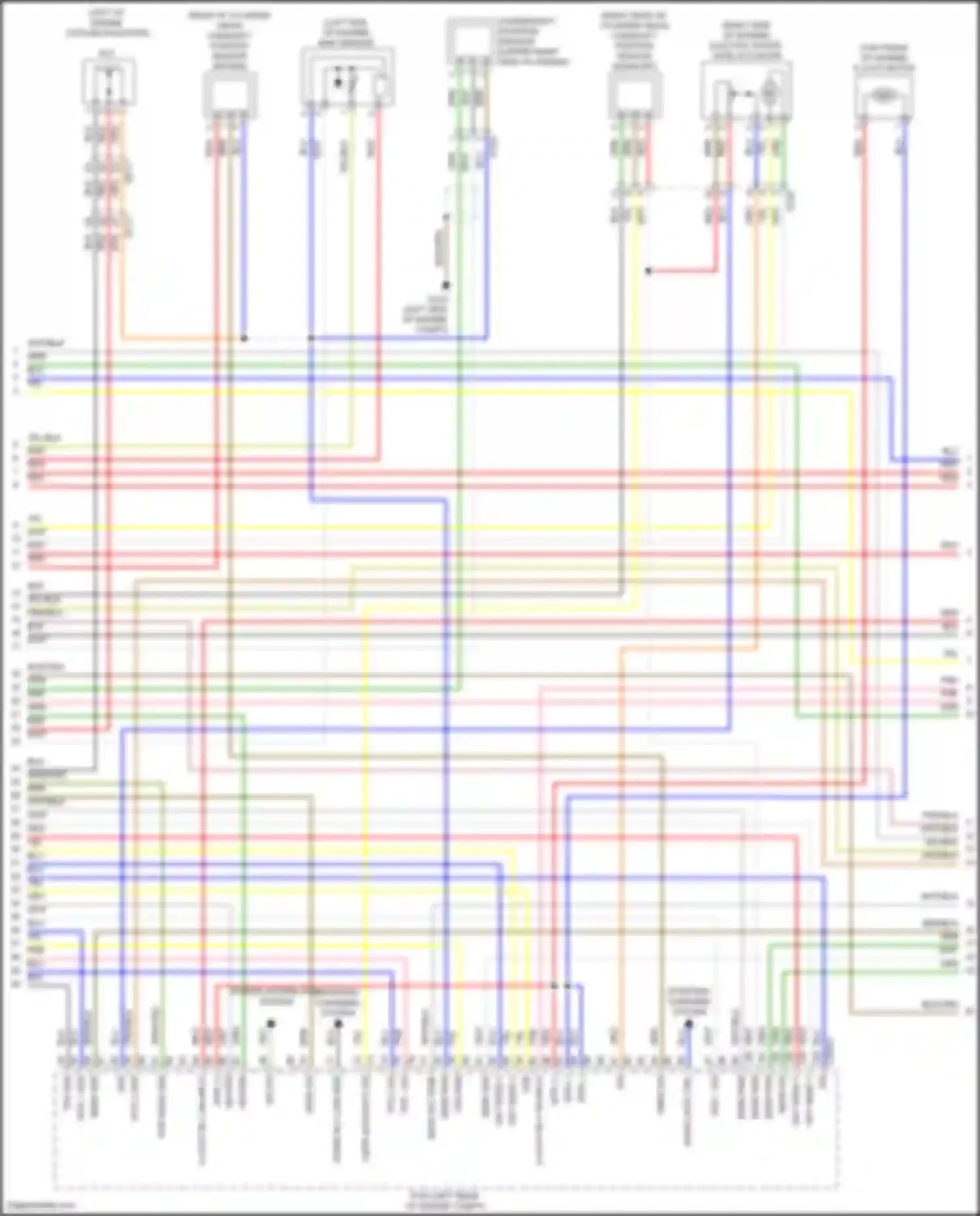 Santa Fe Hyundai IV facelift (2020-2024): Wiring diagram engine performance 2.5l turbo (2 of 6)