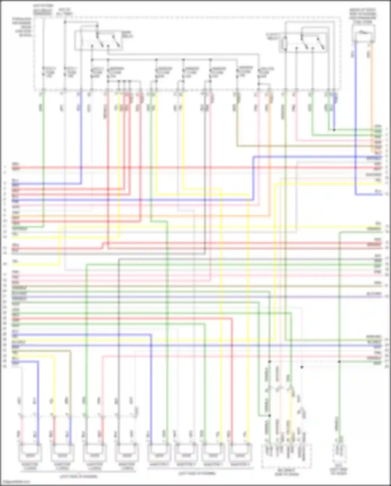 Santa Fe Hyundai IV facelift (2020-2024): Wiring diagram engine performance 2.5l turbo (5 of 6)