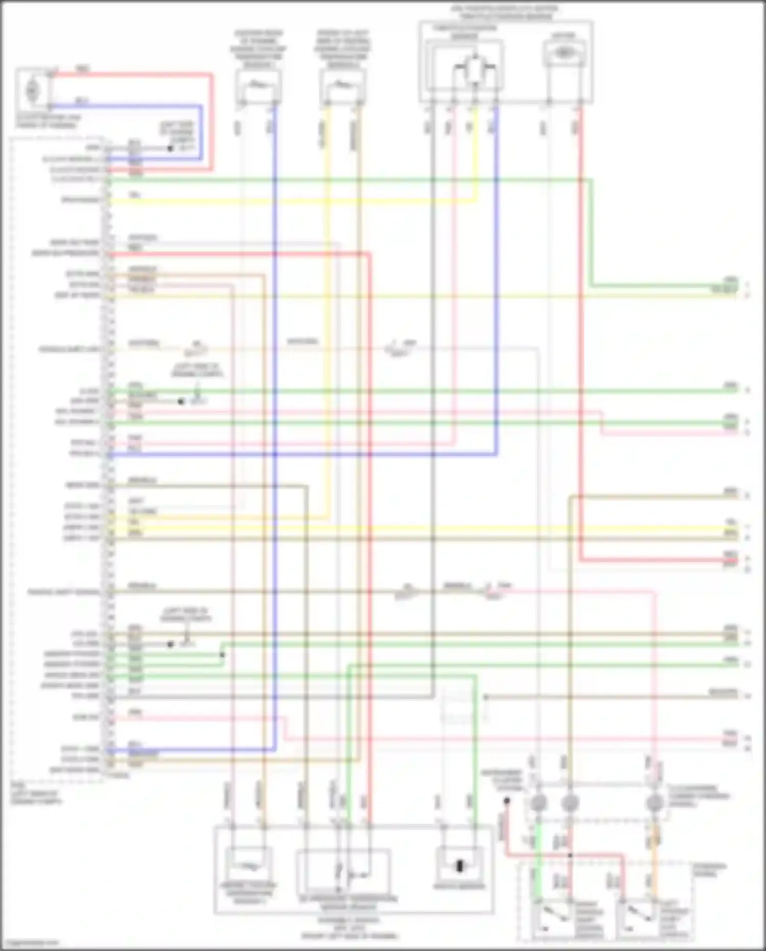 Santa Fe Hyundai IV facelift (2020-2024): Wiring diagram engine performance 2.5l (1 of 8)