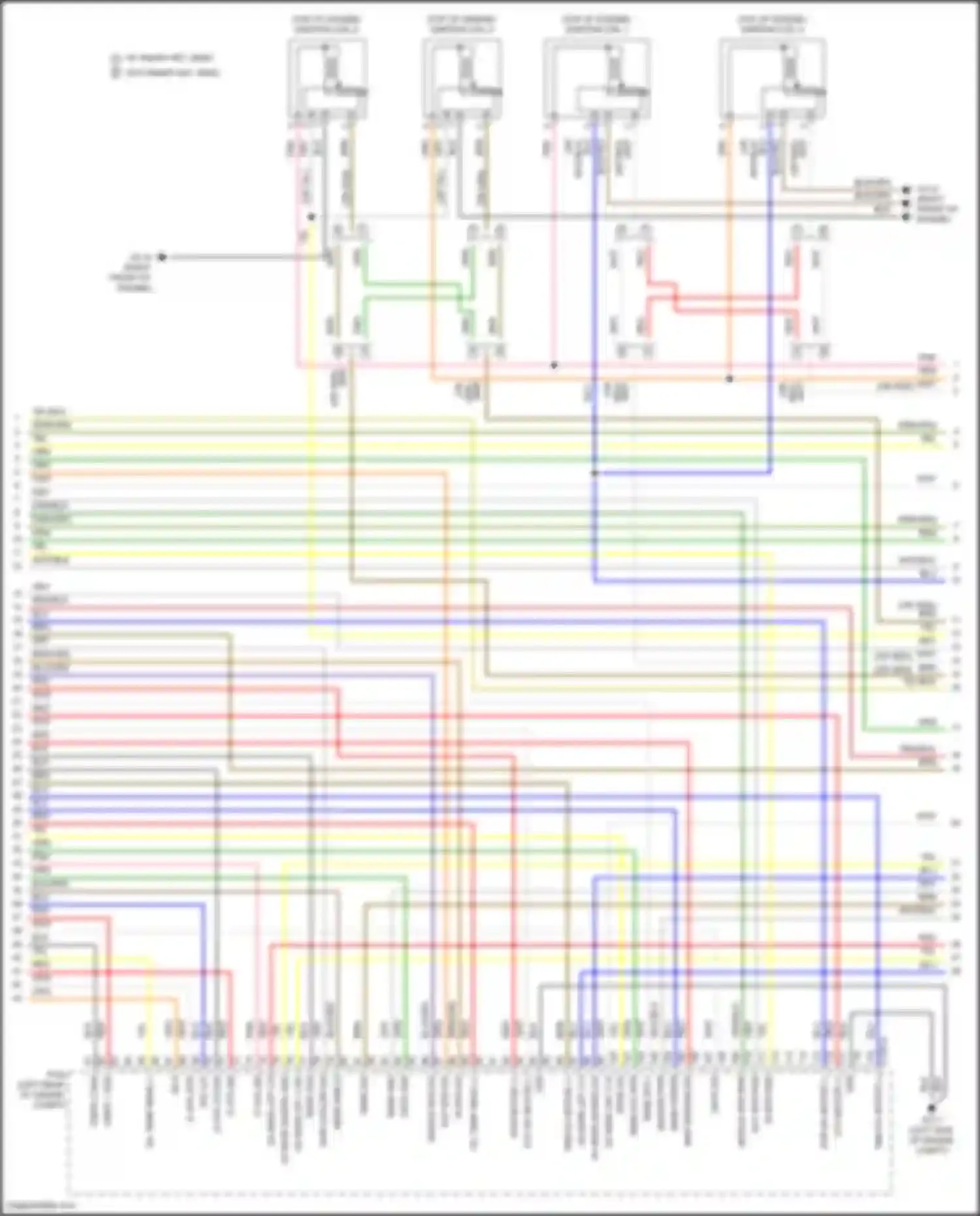 Santa Fe Hyundai IV facelift (2020-2024): Wiring diagram engine performance 2.5l (4 of 8)
