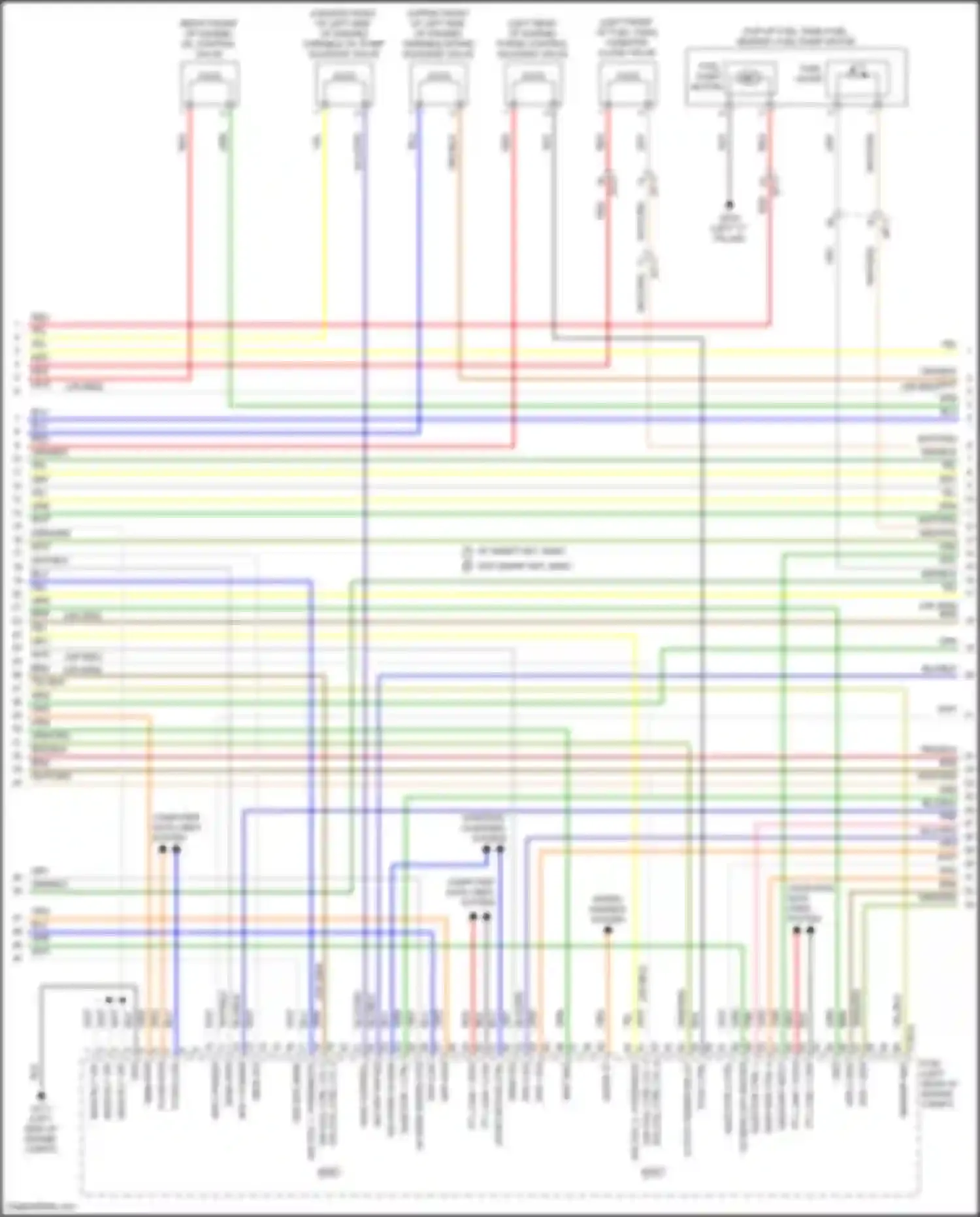 Santa Fe Hyundai IV facelift (2020-2024): Wiring diagram engine performance 2.5l (6 of 8)