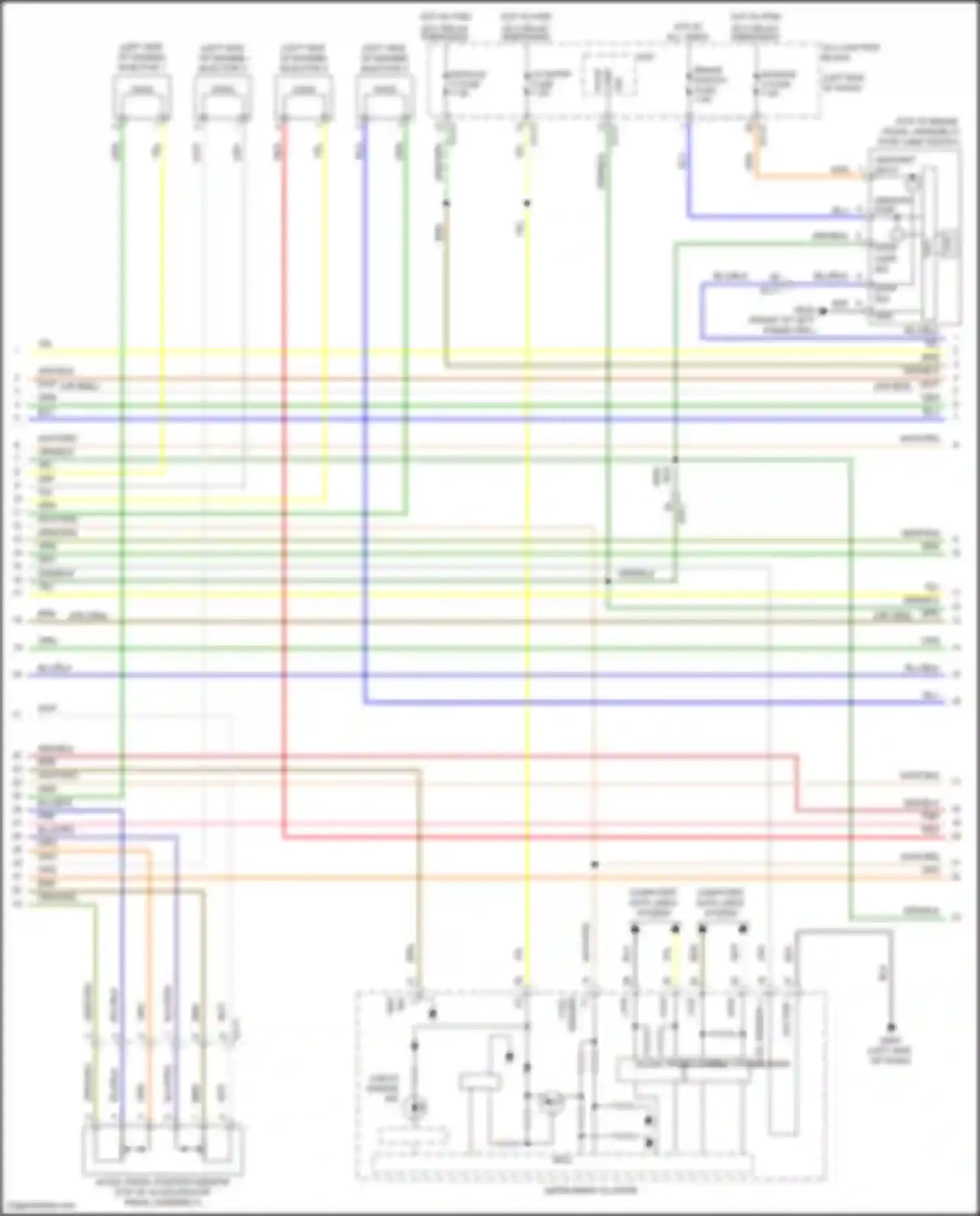 Santa Fe Hyundai IV facelift (2020-2024): Wiring diagram engine performance 2.5l (7 of 8)