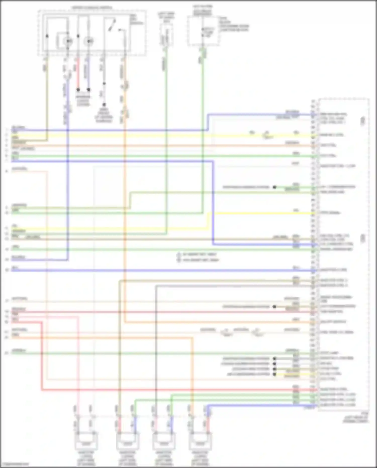 Santa Fe Hyundai IV facelift (2020-2024): Wiring diagram engine performance 2.5l (8 of 8)