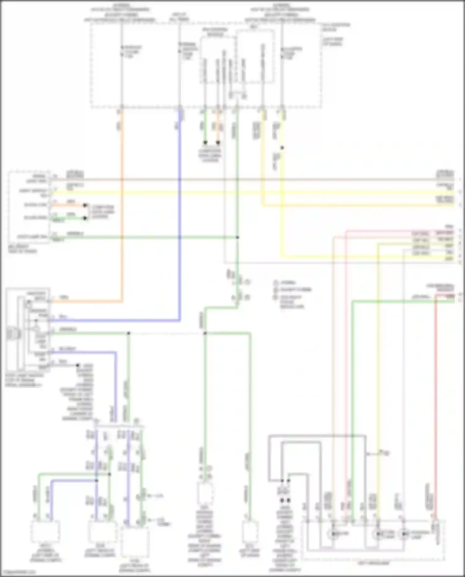 Santa Fe Hyundai IV facelift (2020-2024): Exterior lamps circuit (1 of 5)