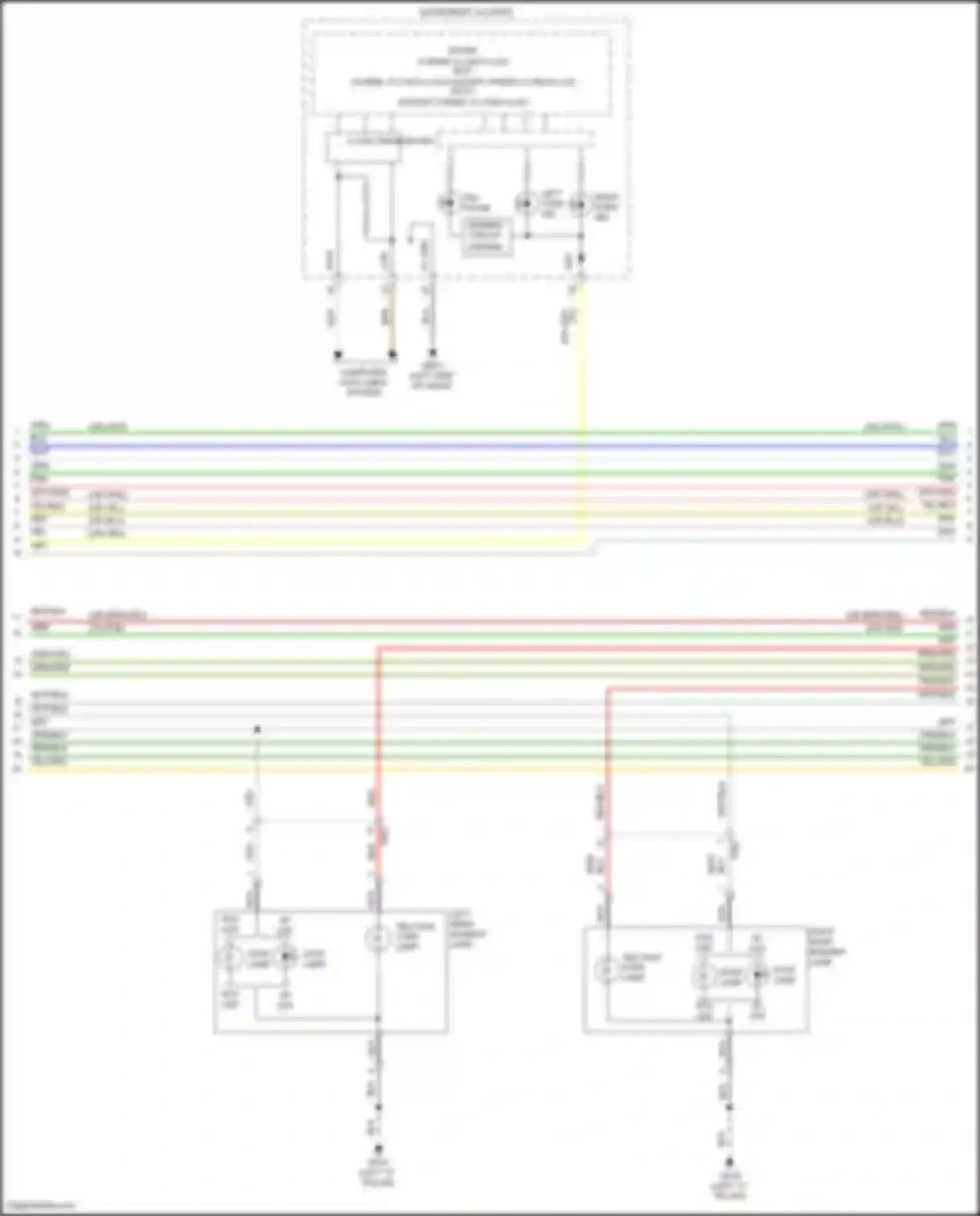 Santa Fe Hyundai IV facelift (2020-2024): Exterior lamps circuit (3 of 5)
