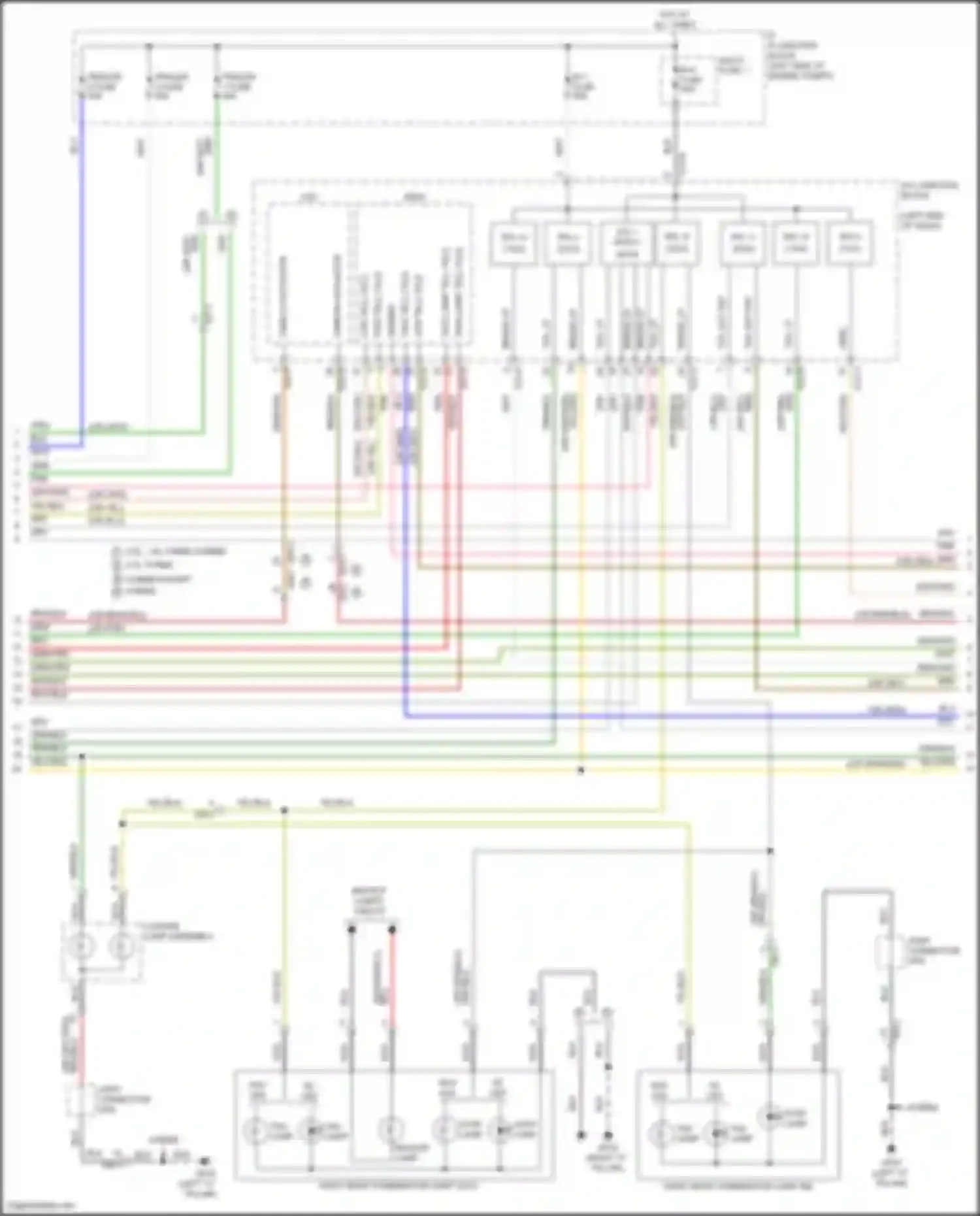 Santa Fe Hyundai IV facelift (2020-2024): Exterior lamps circuit (4 of 5)