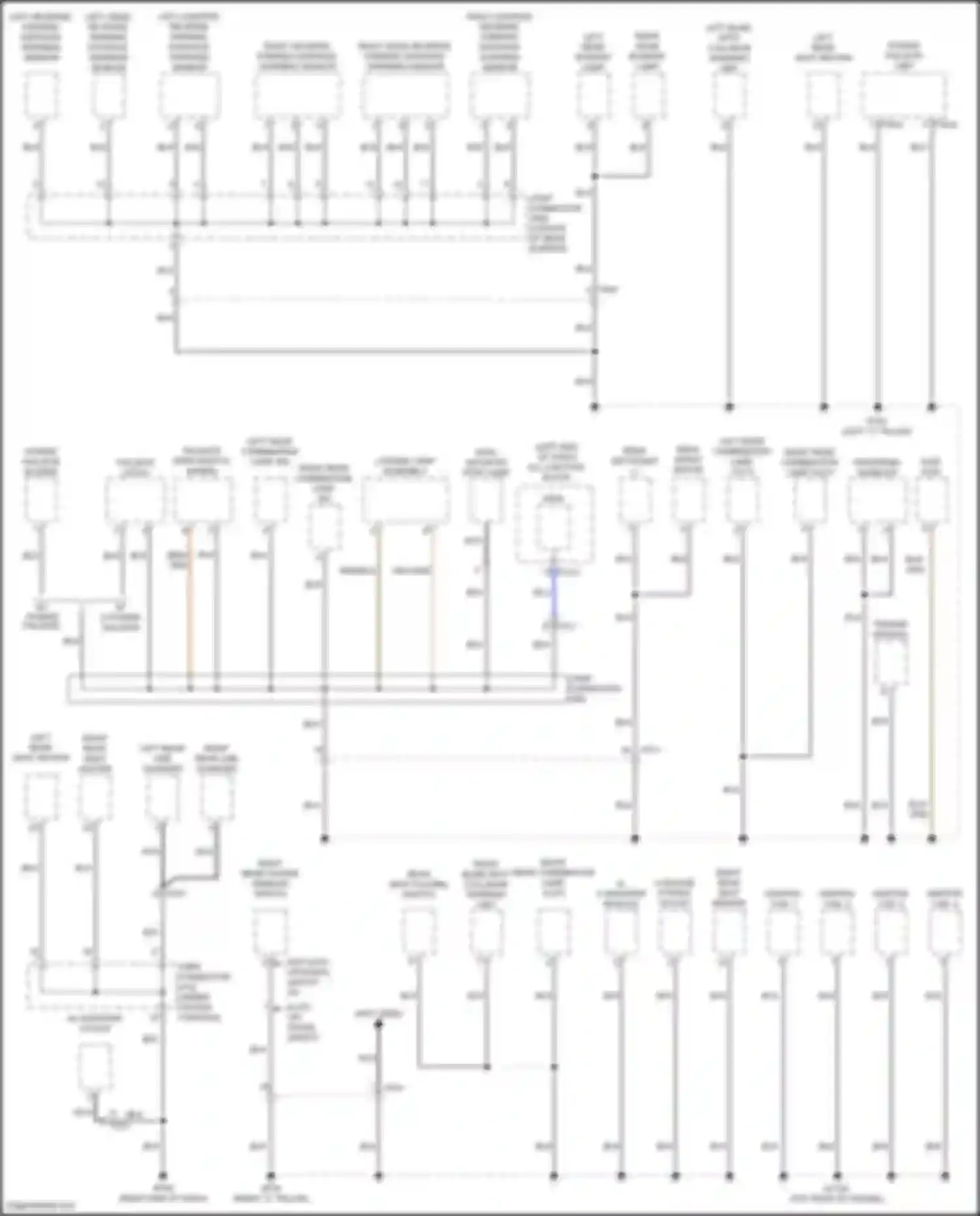 Santa Fe Hyundai IV facelift (2020-2024): Ground distribution circuit, hybrid (6 of 6)
