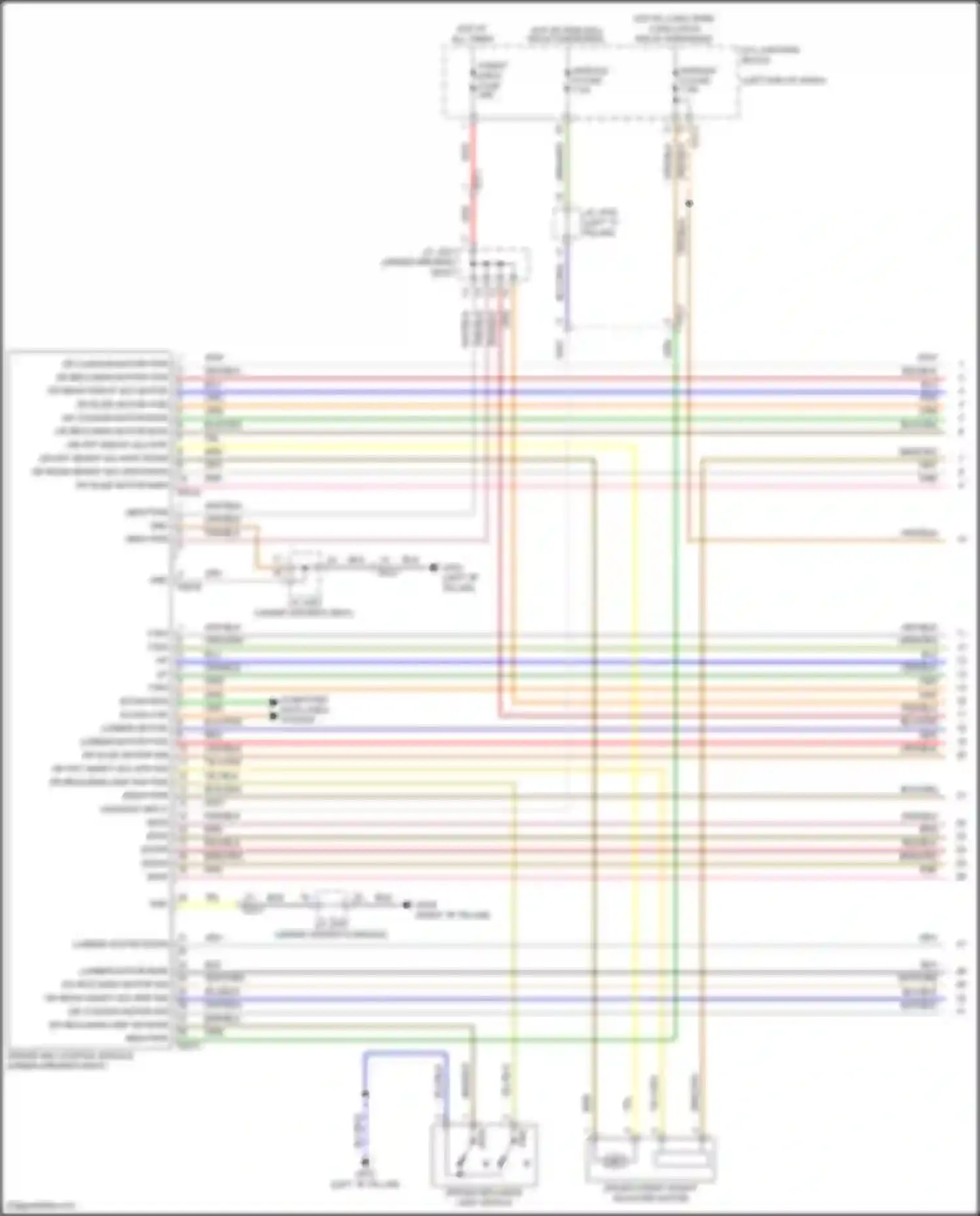 Santa Fe Hyundai IV facelift (2020-2024): Driver"s memory seat circuit, except hybrid (1 of 3)