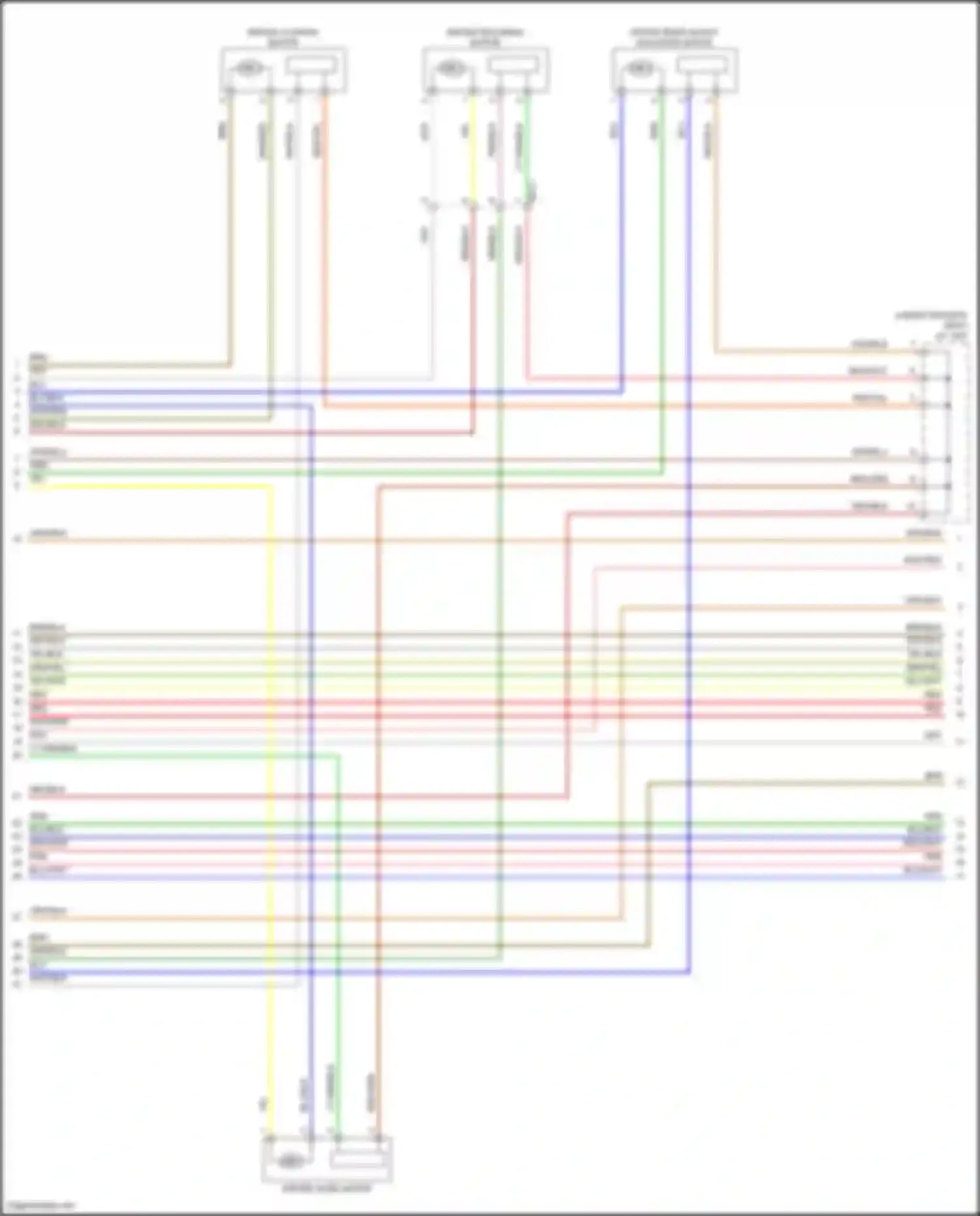 Santa Fe Hyundai IV facelift (2020-2024): Driver"s memory seat circuit, hybrid (2 of 3)