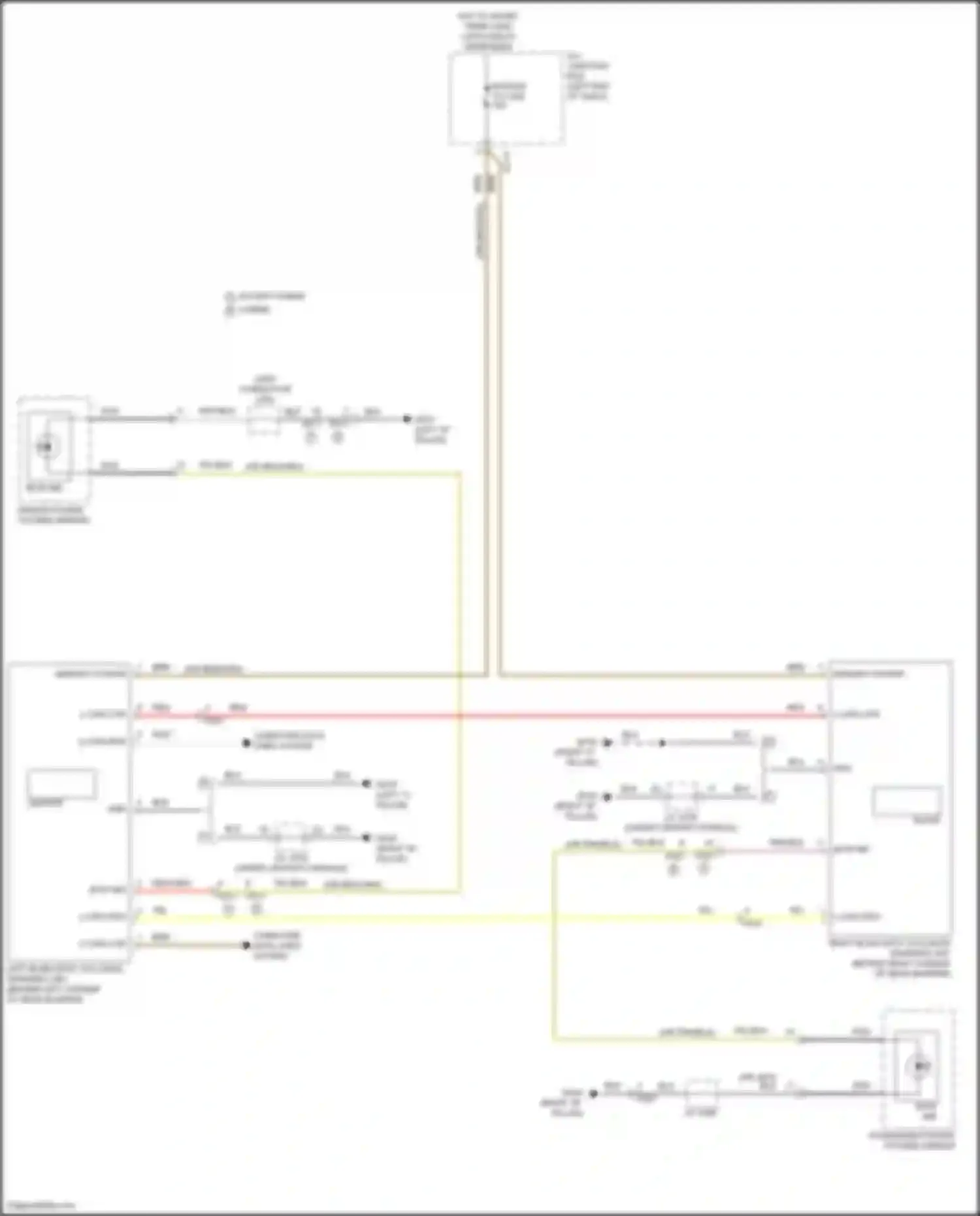 Santa Fe Hyundai IV facelift (2020-2024): Blind spot information system circuit