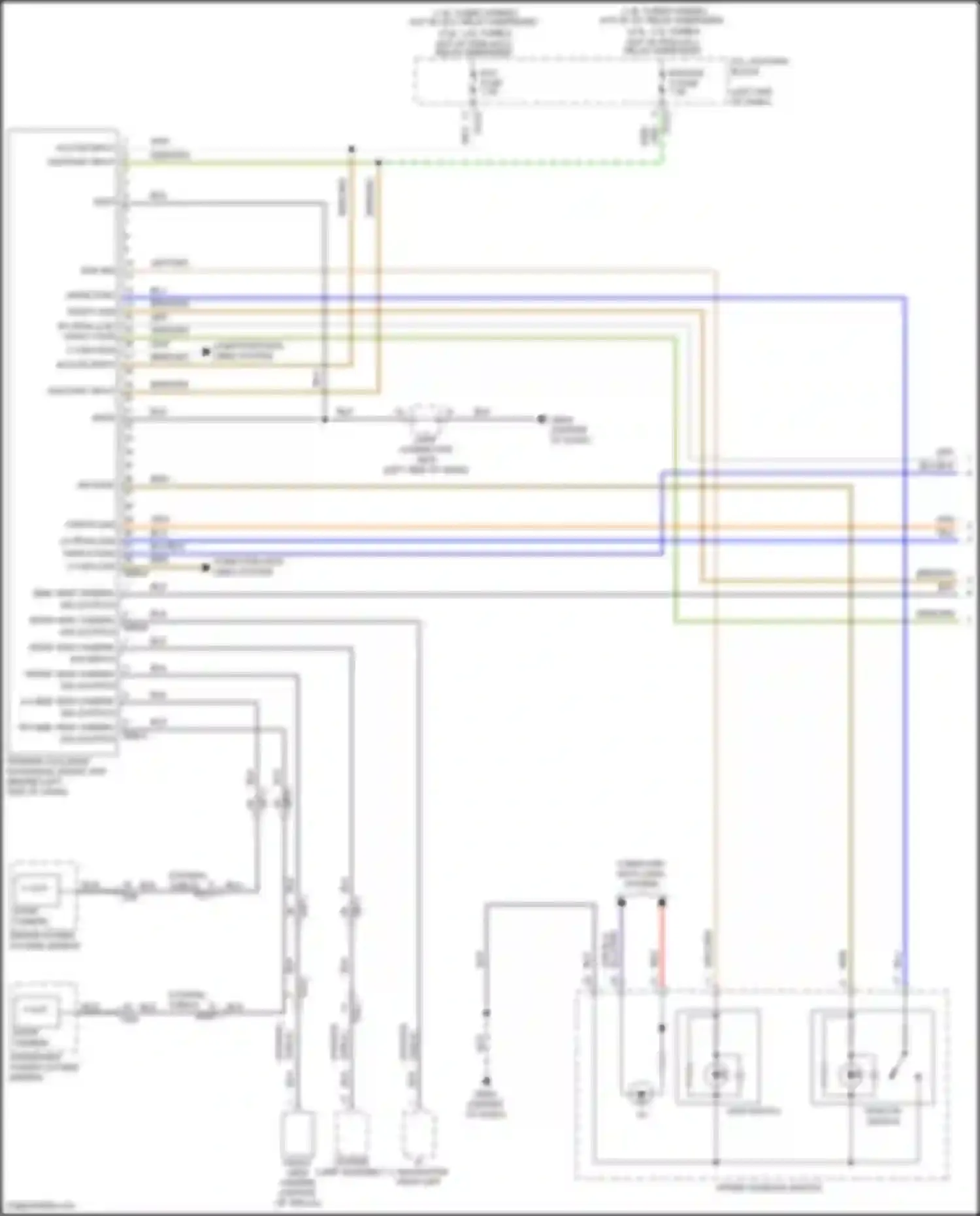 Santa Fe Hyundai IV facelift (2020-2024): Parking distance warning circuit, w/ rspa (1 of 3)