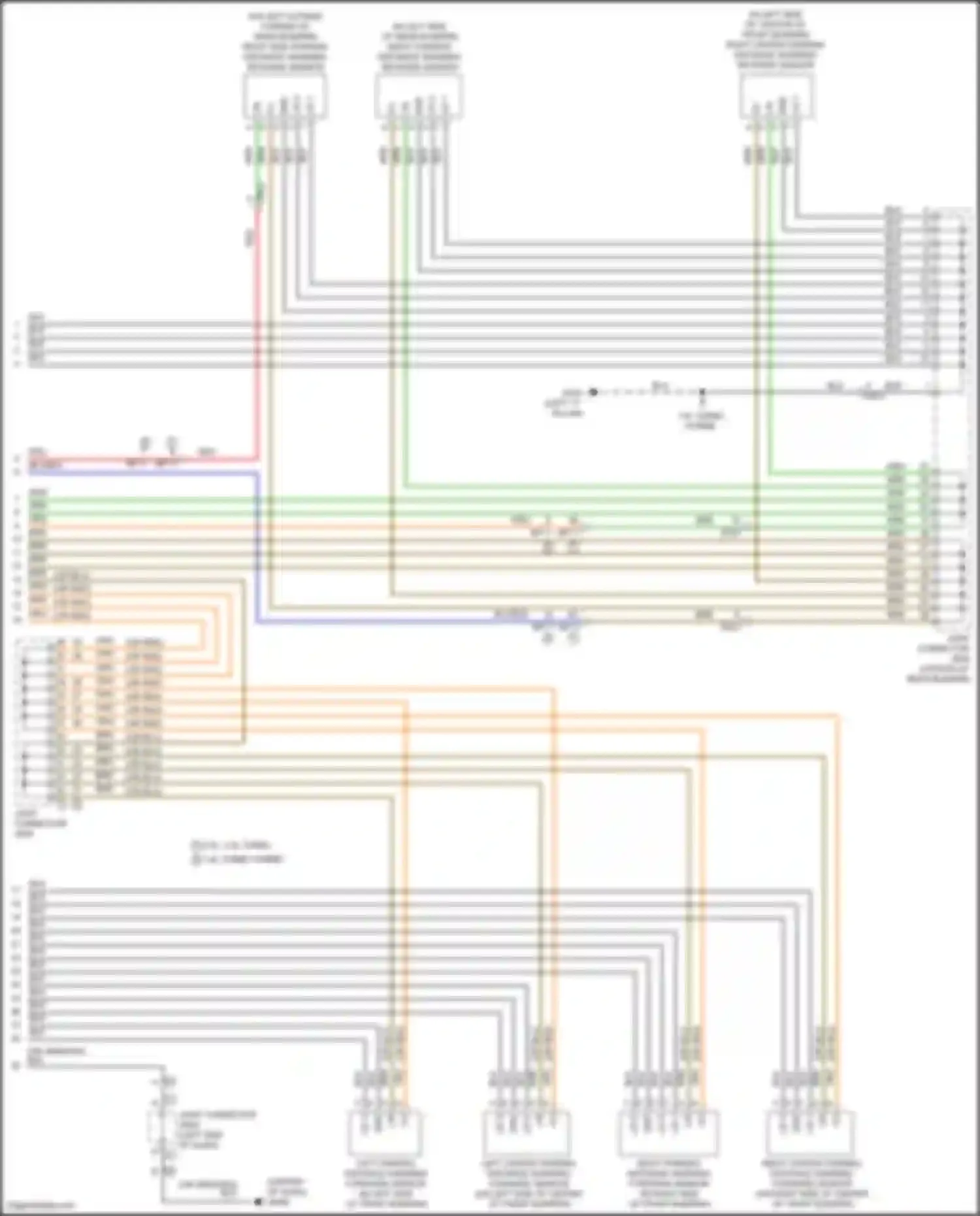 Santa Fe Hyundai IV facelift (2020-2024): Parking distance warning circuit, w/ rspa (3 of 3)