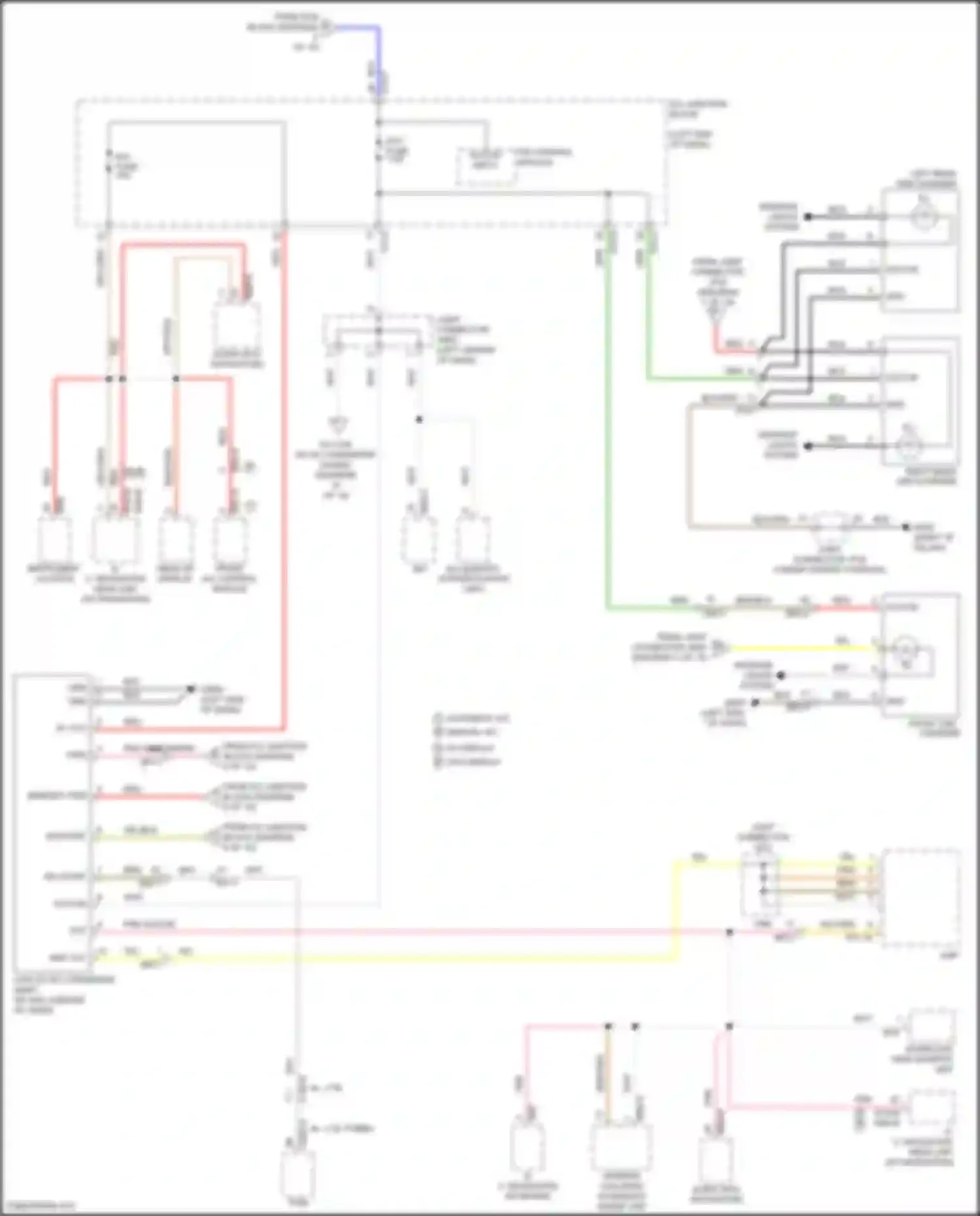 Santa Fe Hyundai IV facelift (2020-2024): Power distribution circuit, except hybrid (9 of 10)