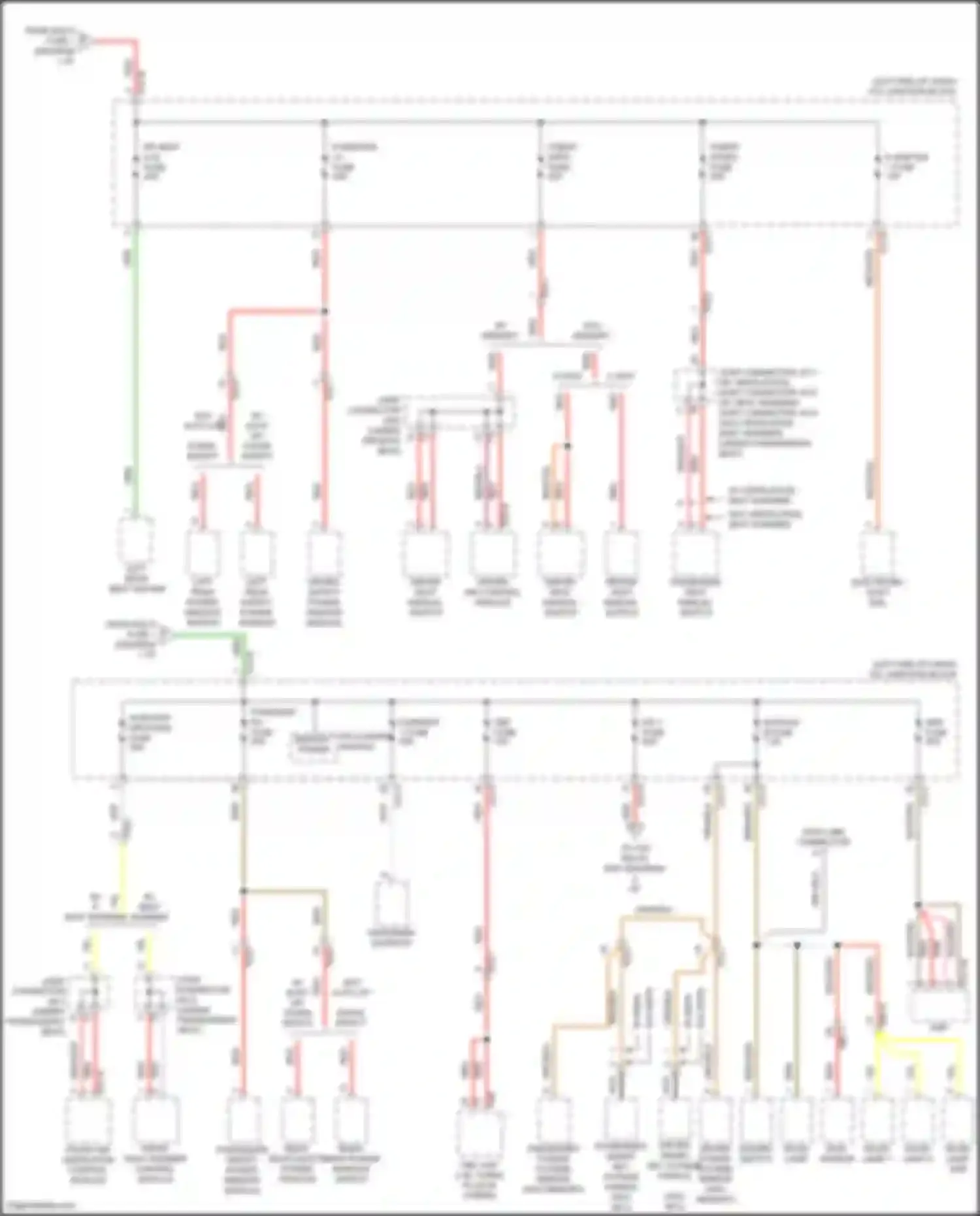 Santa Fe Hyundai IV facelift (2020-2024): Power distribution circuit, hybrid (4 of 9)