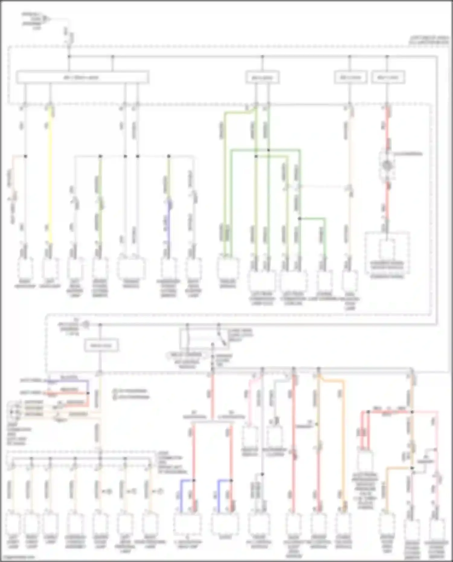 Santa Fe Hyundai IV facelift (2020-2024): Power distribution circuit, hybrid (6 of 9)