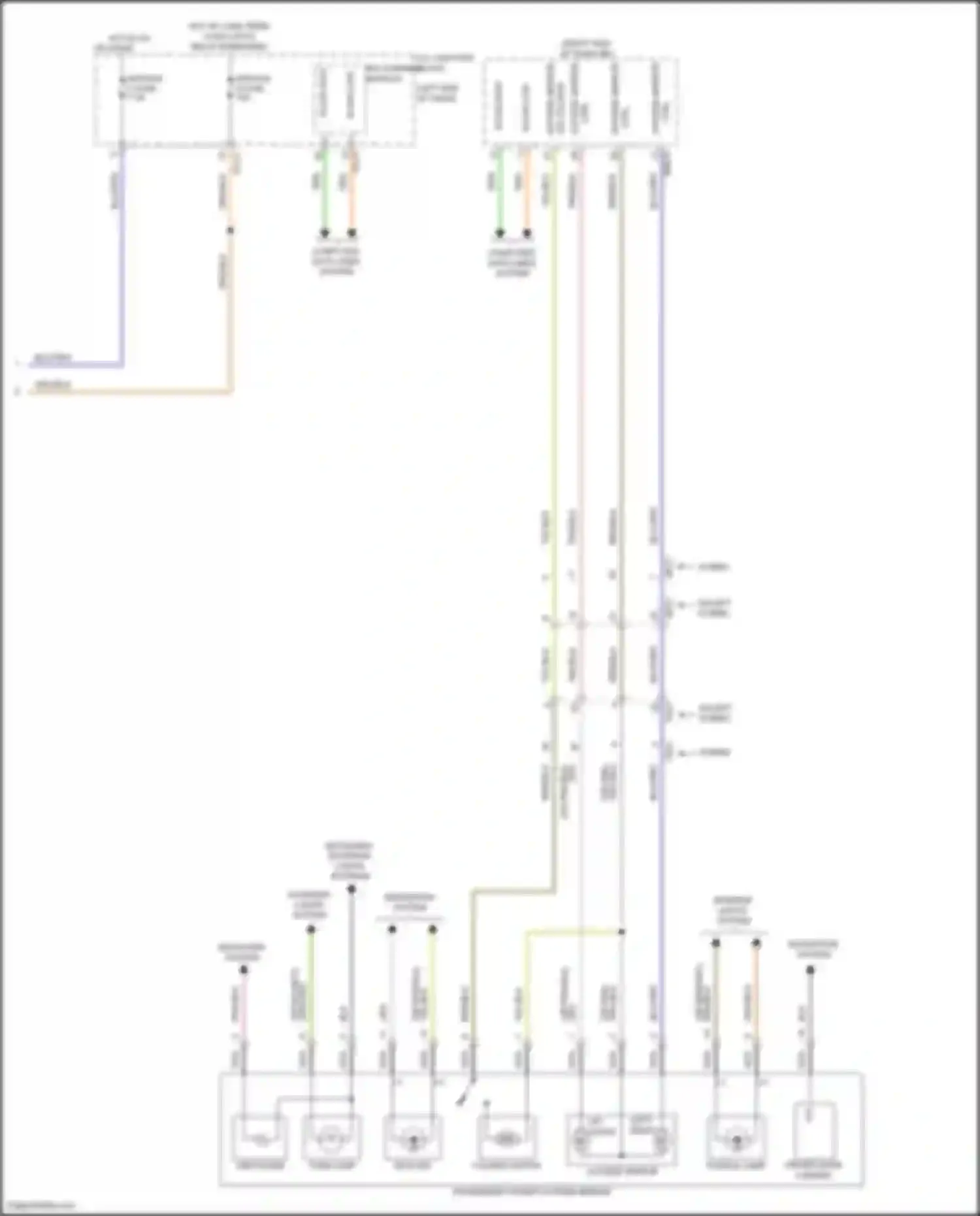 Santa Fe Hyundai IV facelift (2020-2024): Power mirrors circuit (2 of 2)