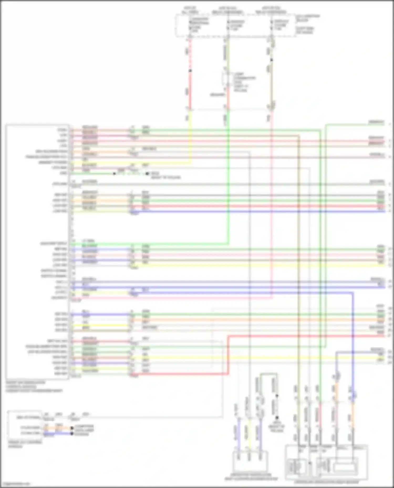 Santa Fe Hyundai IV facelift (2020-2024): Seat ventilation circuit, except hybrid (1 of 2)