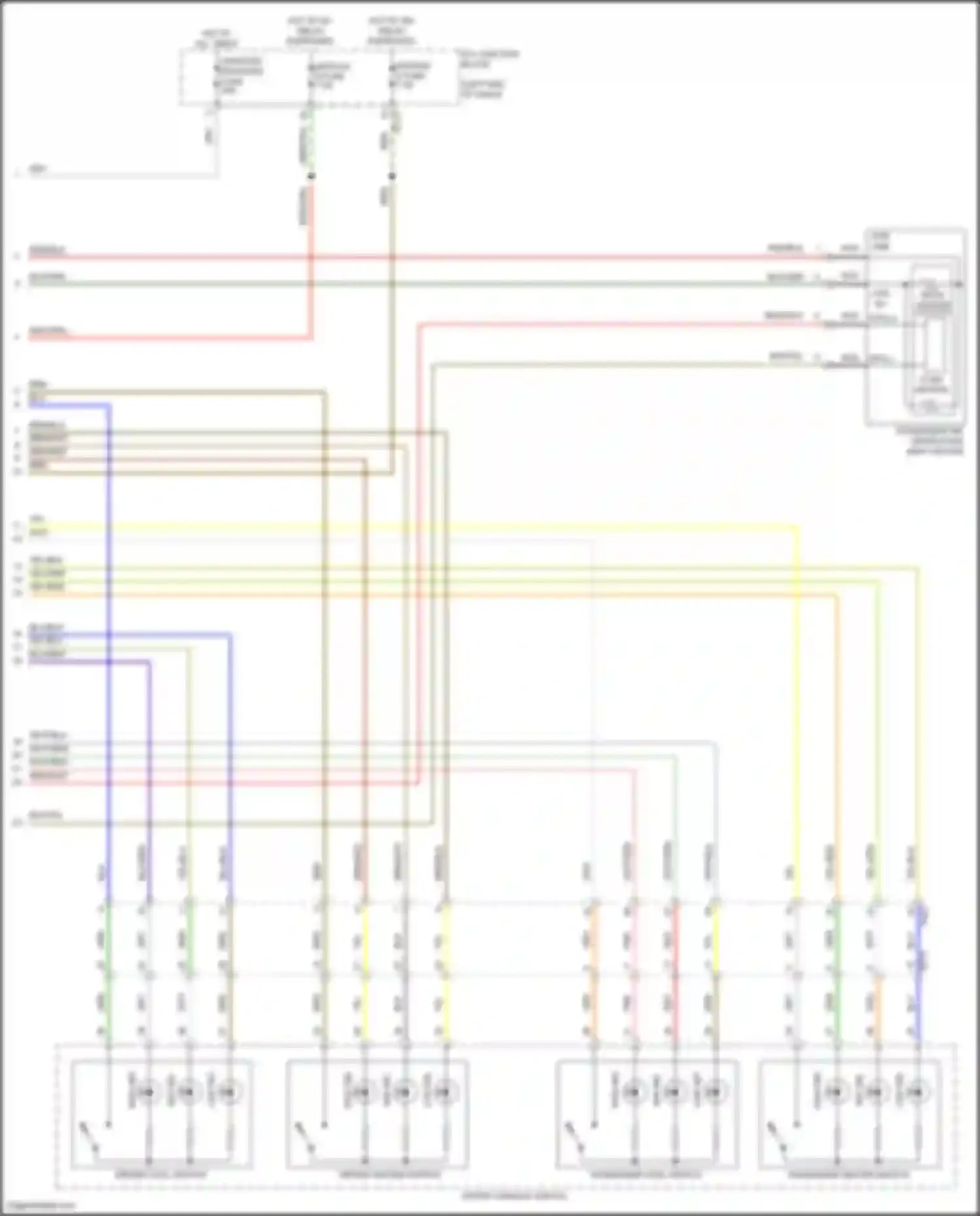 Santa Fe Hyundai IV facelift (2020-2024): Seat ventilation circuit, hybrid (2 of 2)