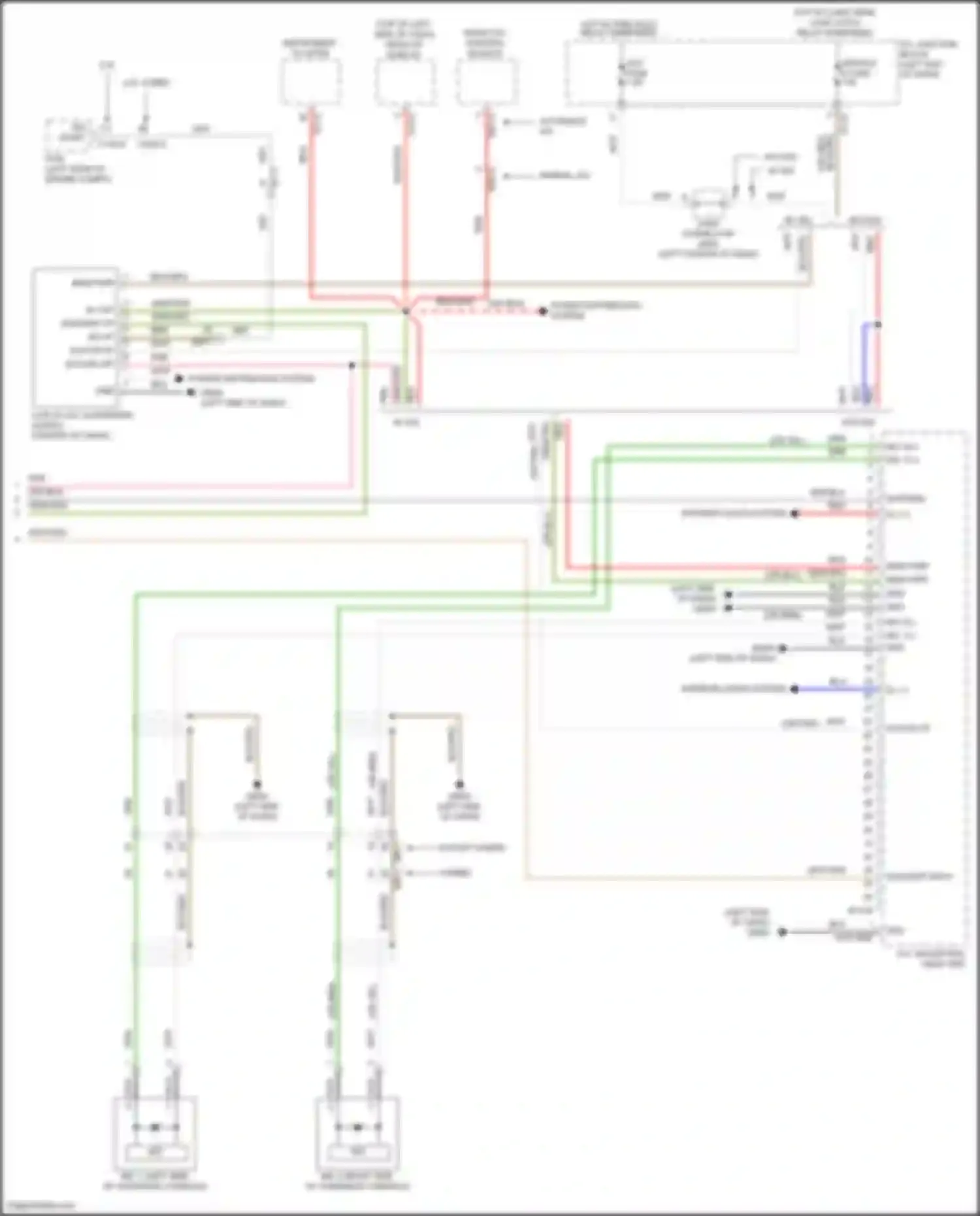 Santa Fe Hyundai IV facelift (2020-2024): Radio circuit, w/ navigation & diaplay w/o amplifier (3 of 3)