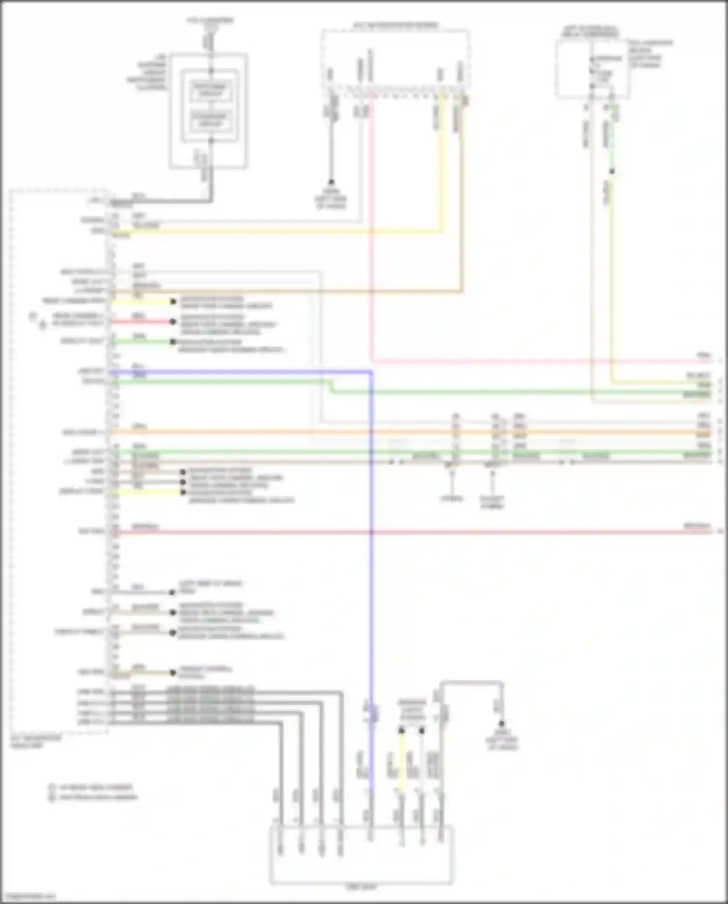 Santa Fe Hyundai IV facelift (2020-2024): Radio circuit, w/ navigation & display w/ amplifier (1 of 5)