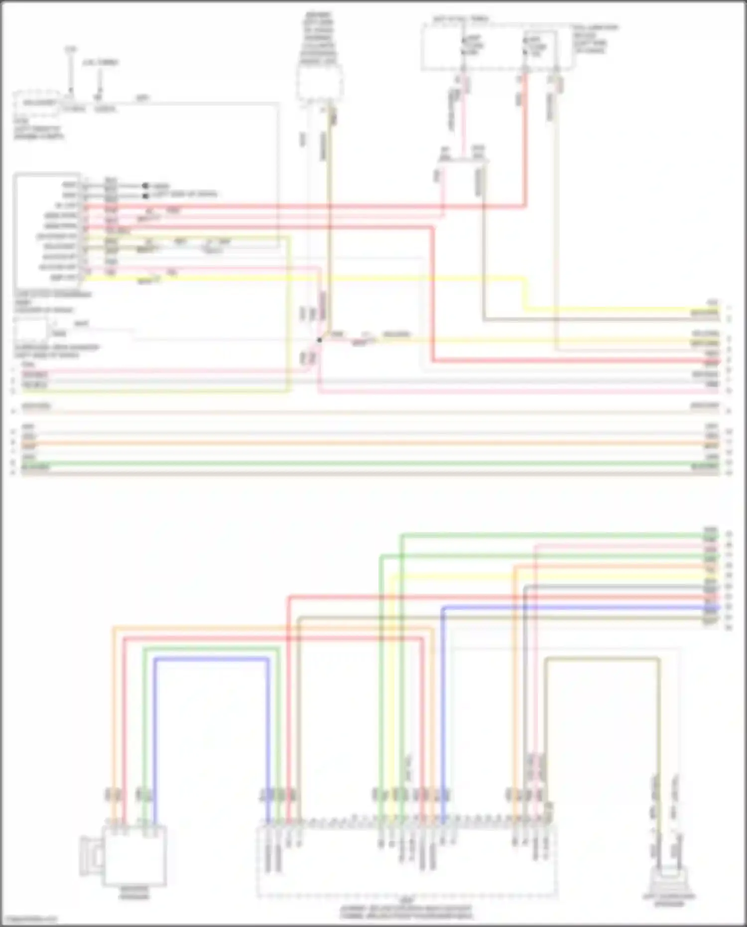 Santa Fe Hyundai IV facelift (2020-2024): Radio circuit, w/ navigation & display w/ amplifier (3 of 5)