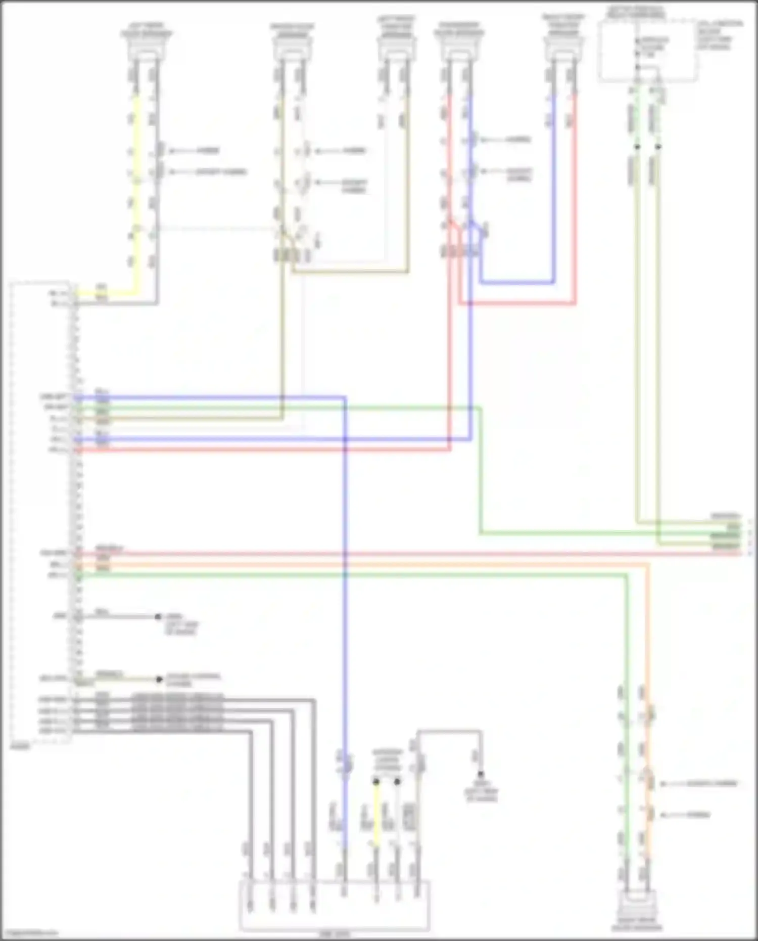 Santa Fe Hyundai IV facelift (2020-2024): Radio circuit, w/o navigation (1 of 3)