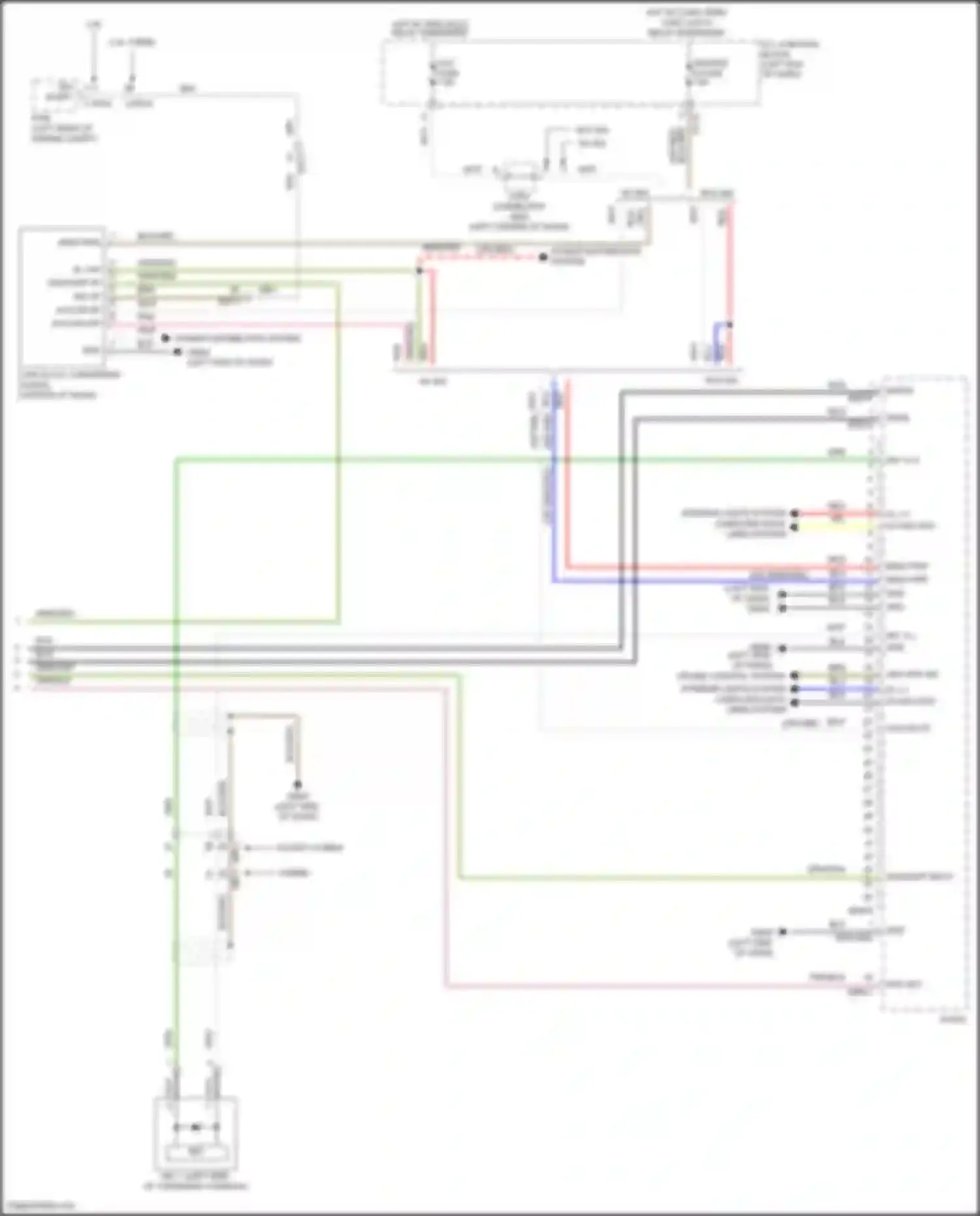 Santa Fe Hyundai IV facelift (2020-2024): Radio circuit, w/o navigation (3 of 3)