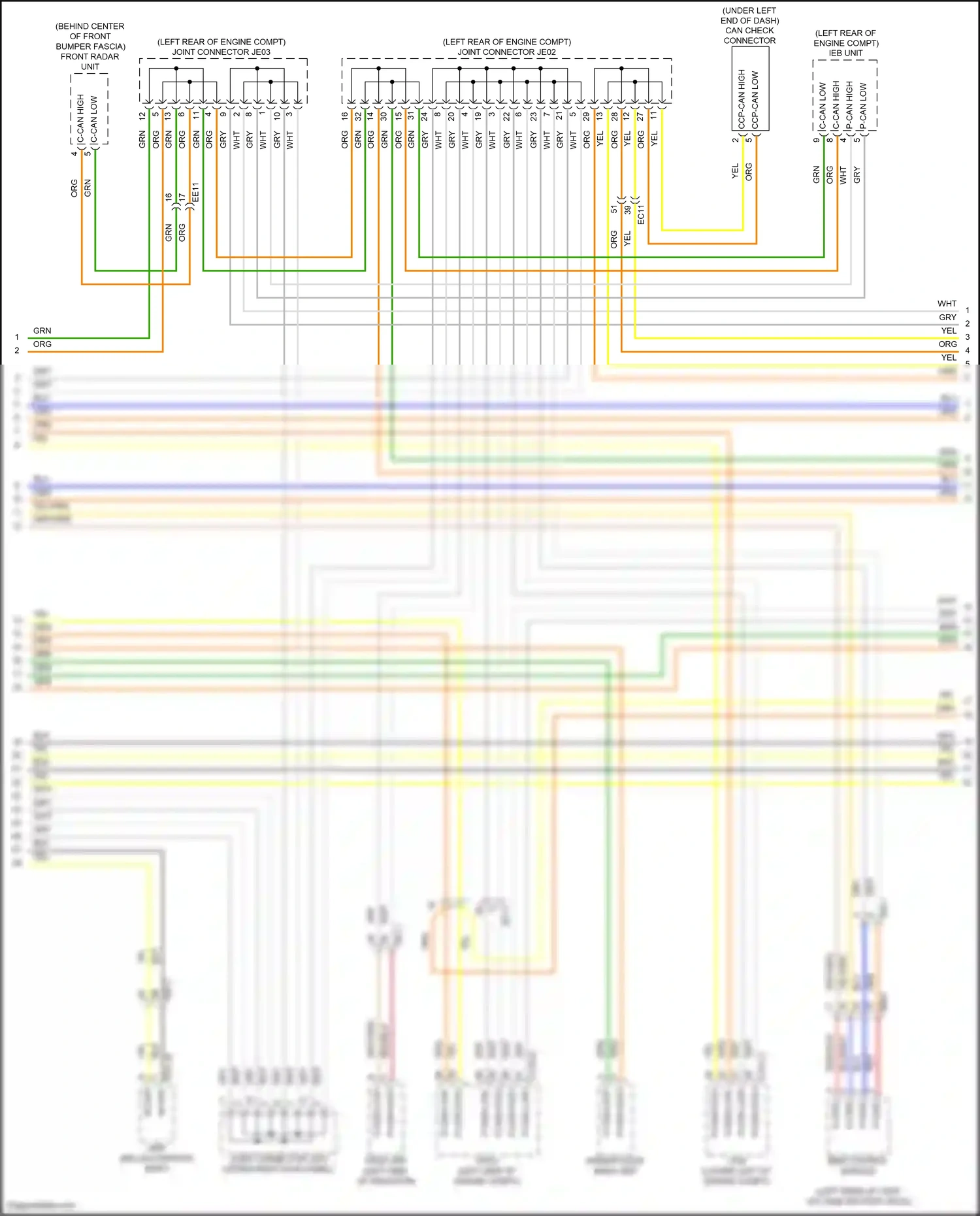Wiring diagram bms control module for Hyundai Santa Fe IV facelift (2020-2024) (2 of 8)