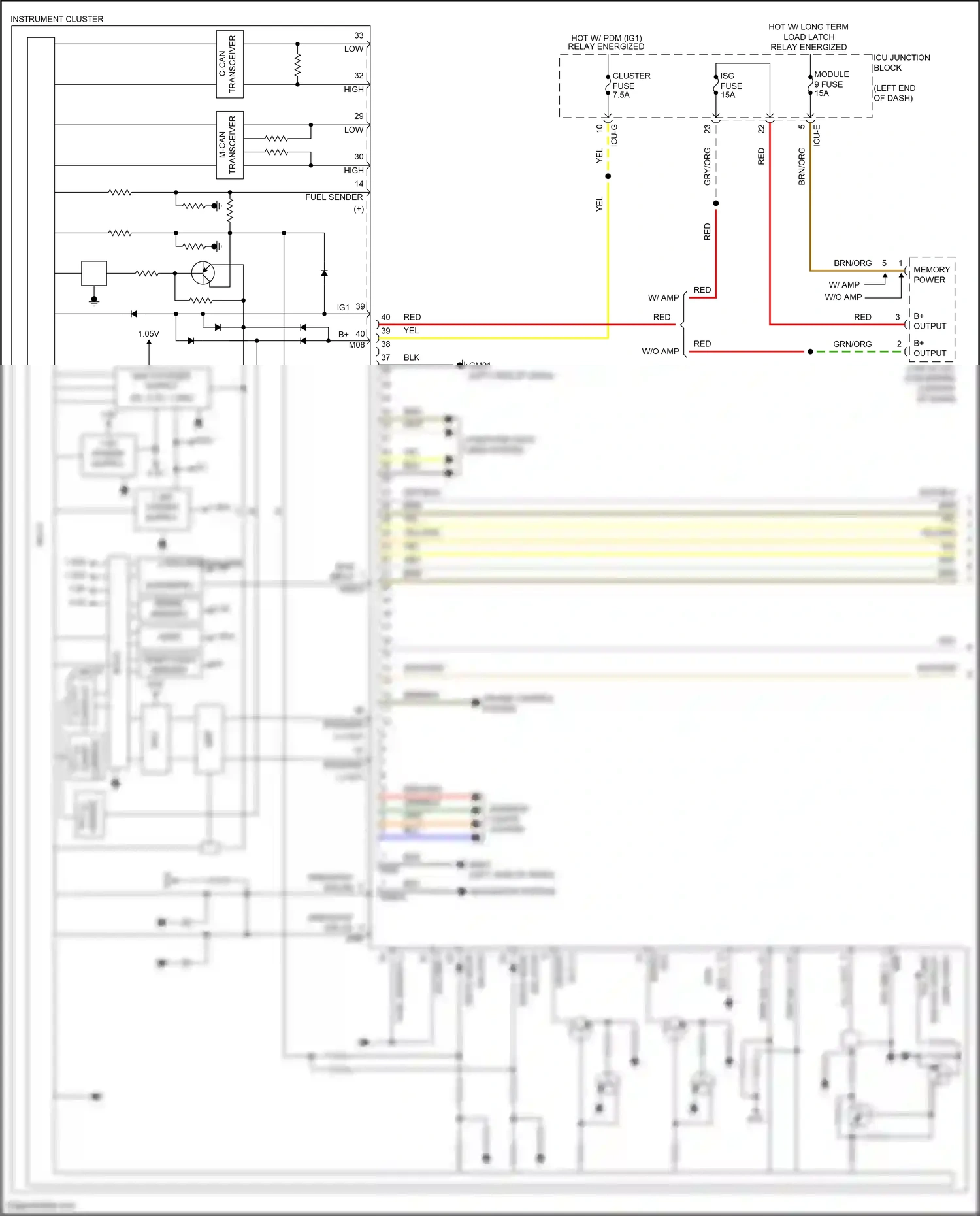 Wiring diagram bvm input for Hyundai Santa Fe IV facelift (2020-2024) (1 of 1)